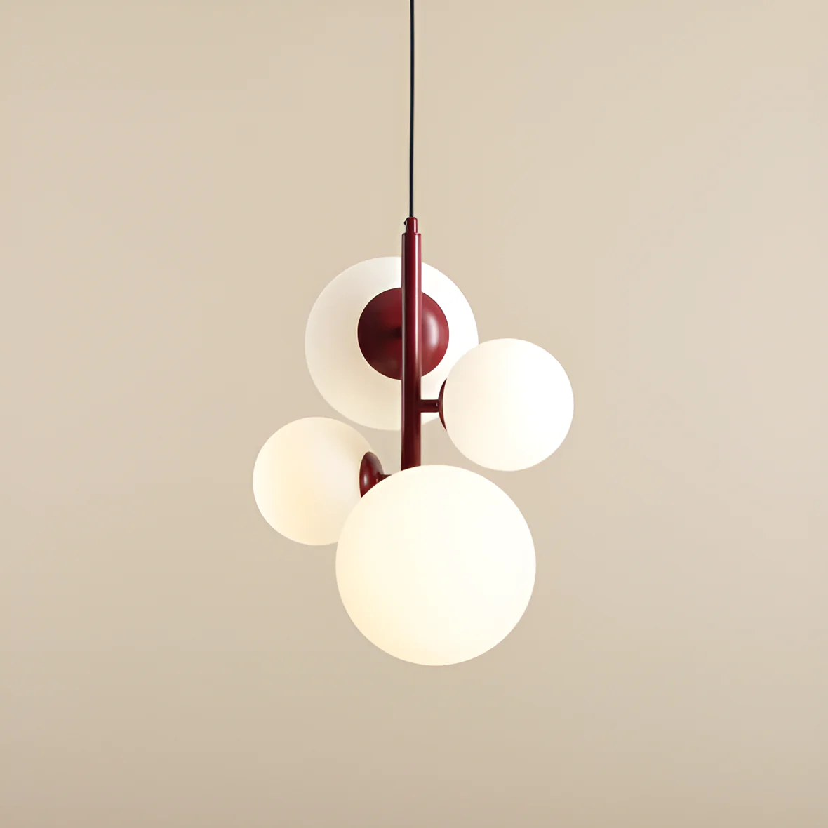 Lampa wisząca BLOOM QUATRO bordowy - Image 5