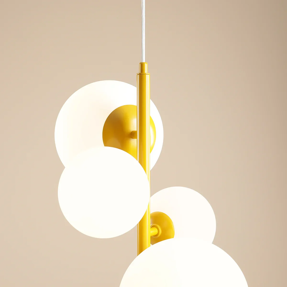 Lampa wisząca BLOOM QUATRO musztardowy żółty - Image 4
