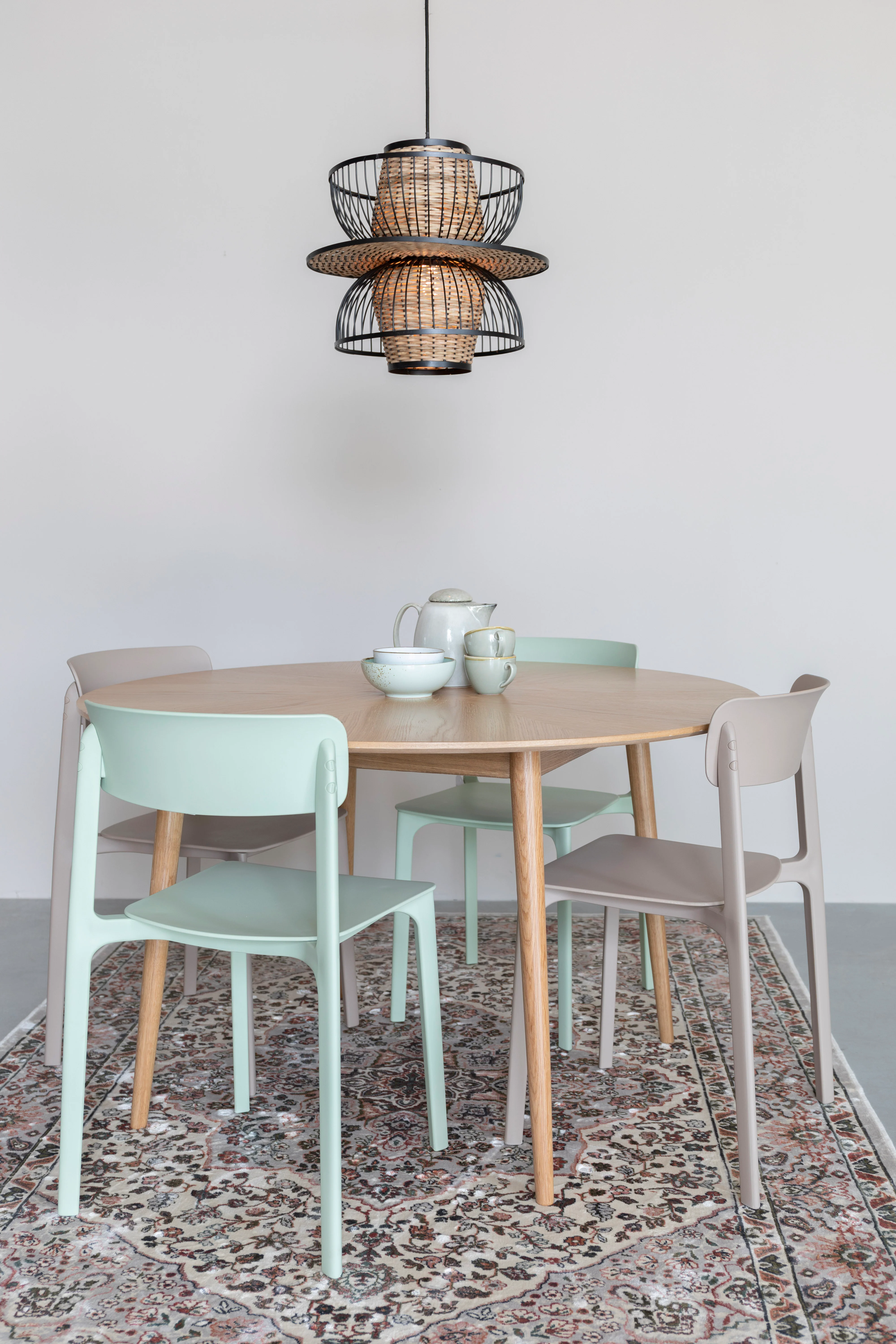 Lampa wisząca CARMEN czarny z naturalnym wykończeniem - Image 7