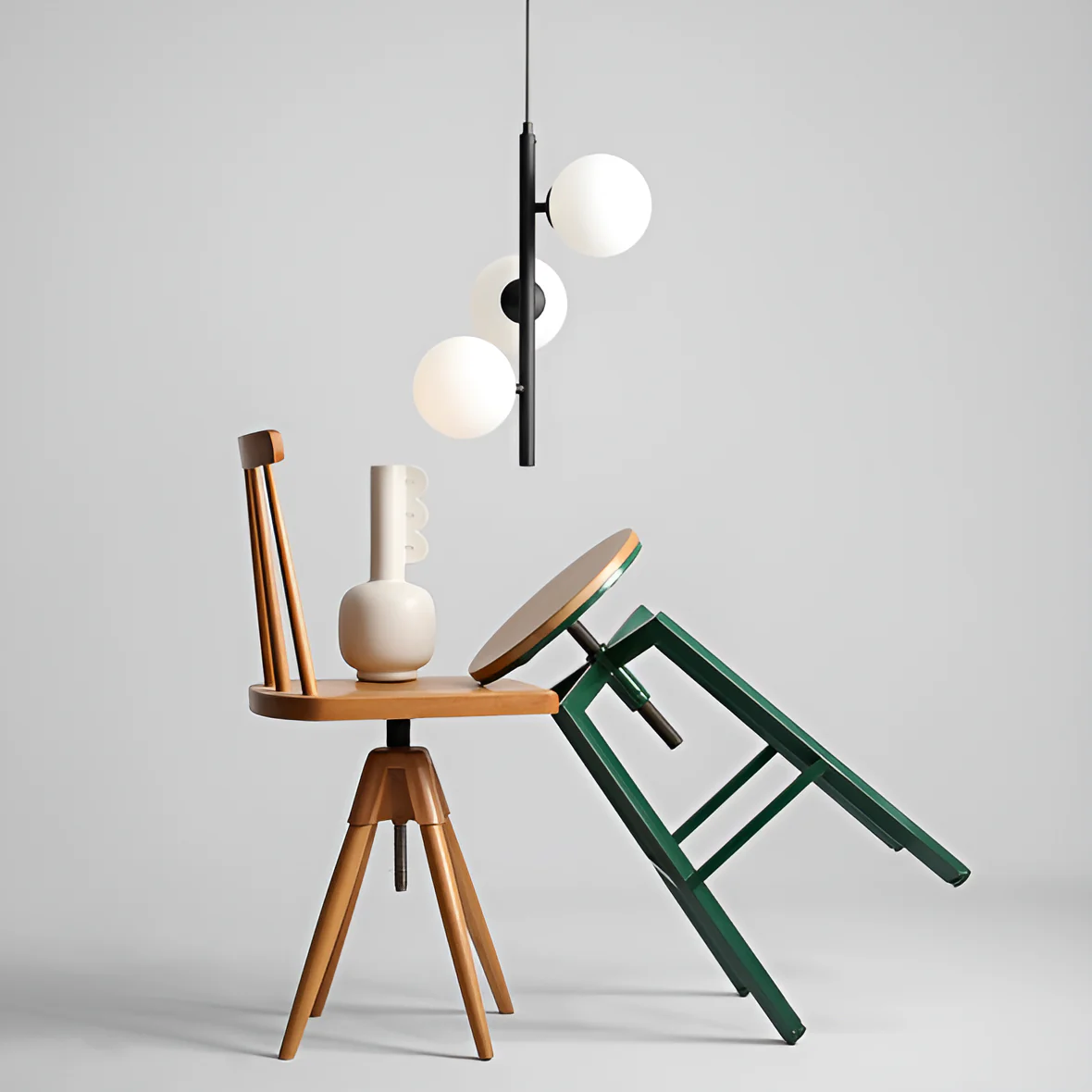 Lampa wisząca FINN TRIO czarny - Image 2
