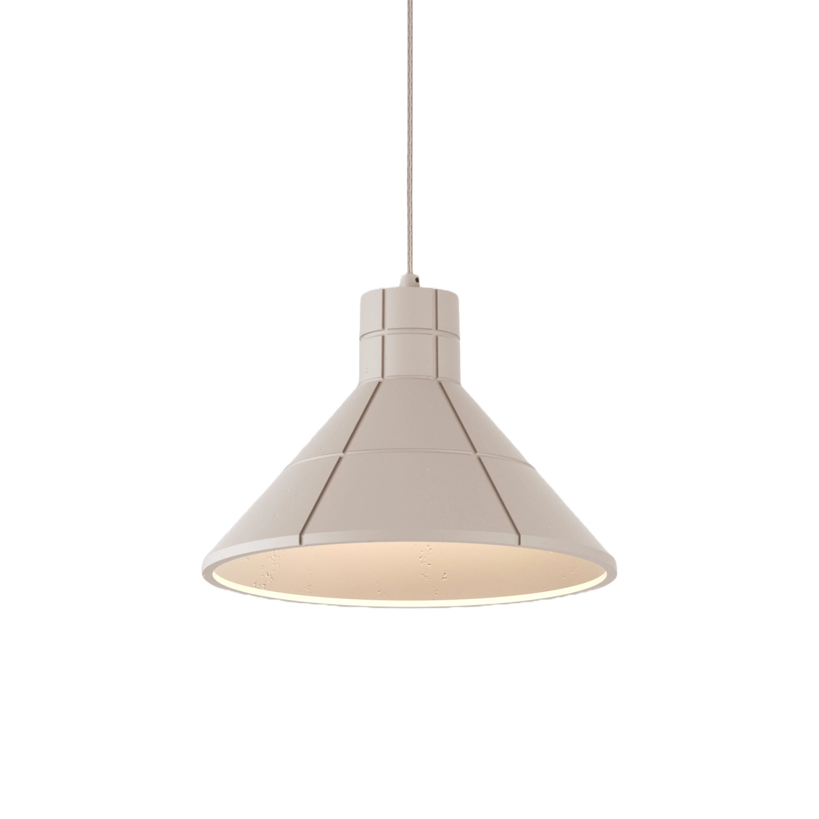 Lampa wisząca FLARED COST gips syntetyczny