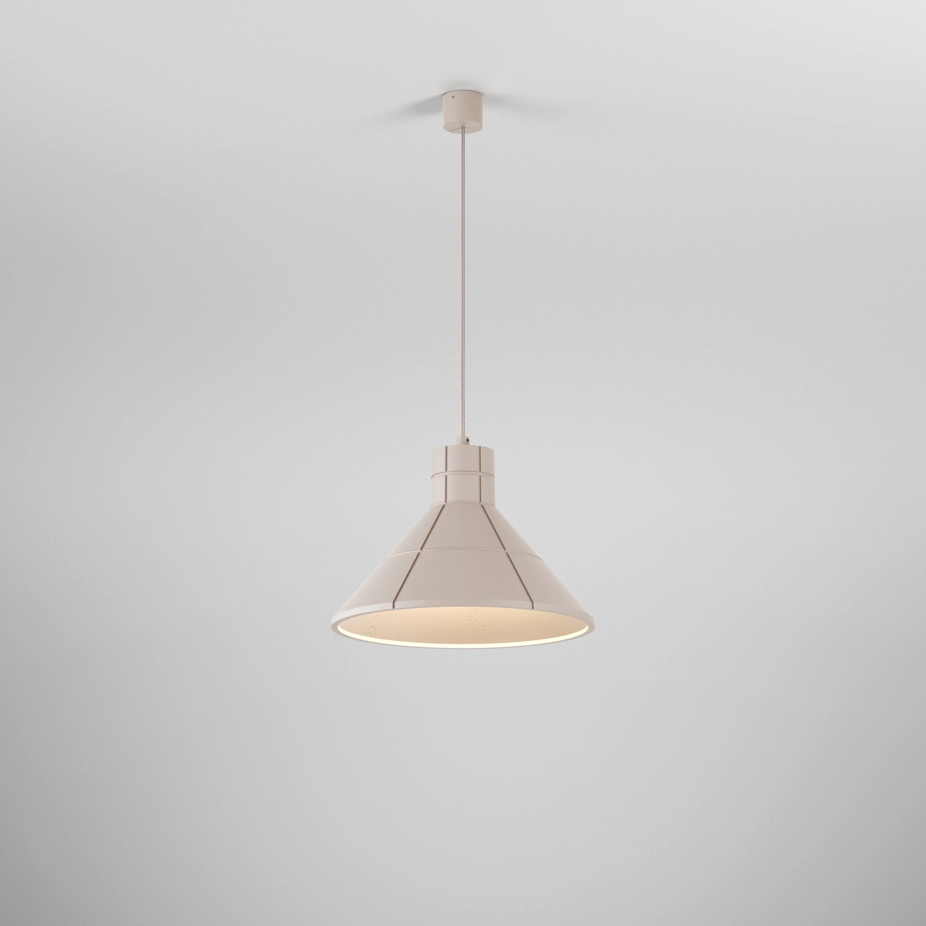 Lampa wisząca FLARED COST gips syntetyczny - Image 3