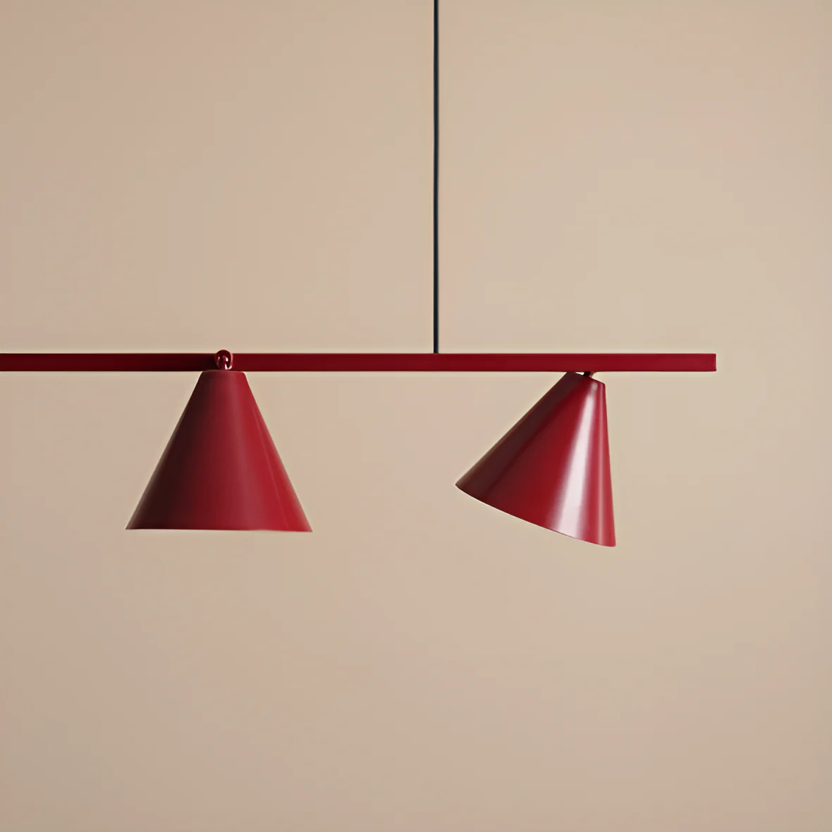 Lampa wisząca FORM QUATRO bordowy - Image 3
