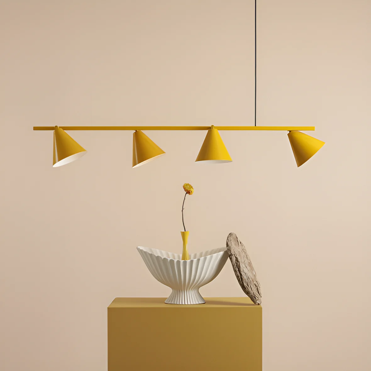 Lampa wisząca FORM QUATRO musztardowy - Image 8