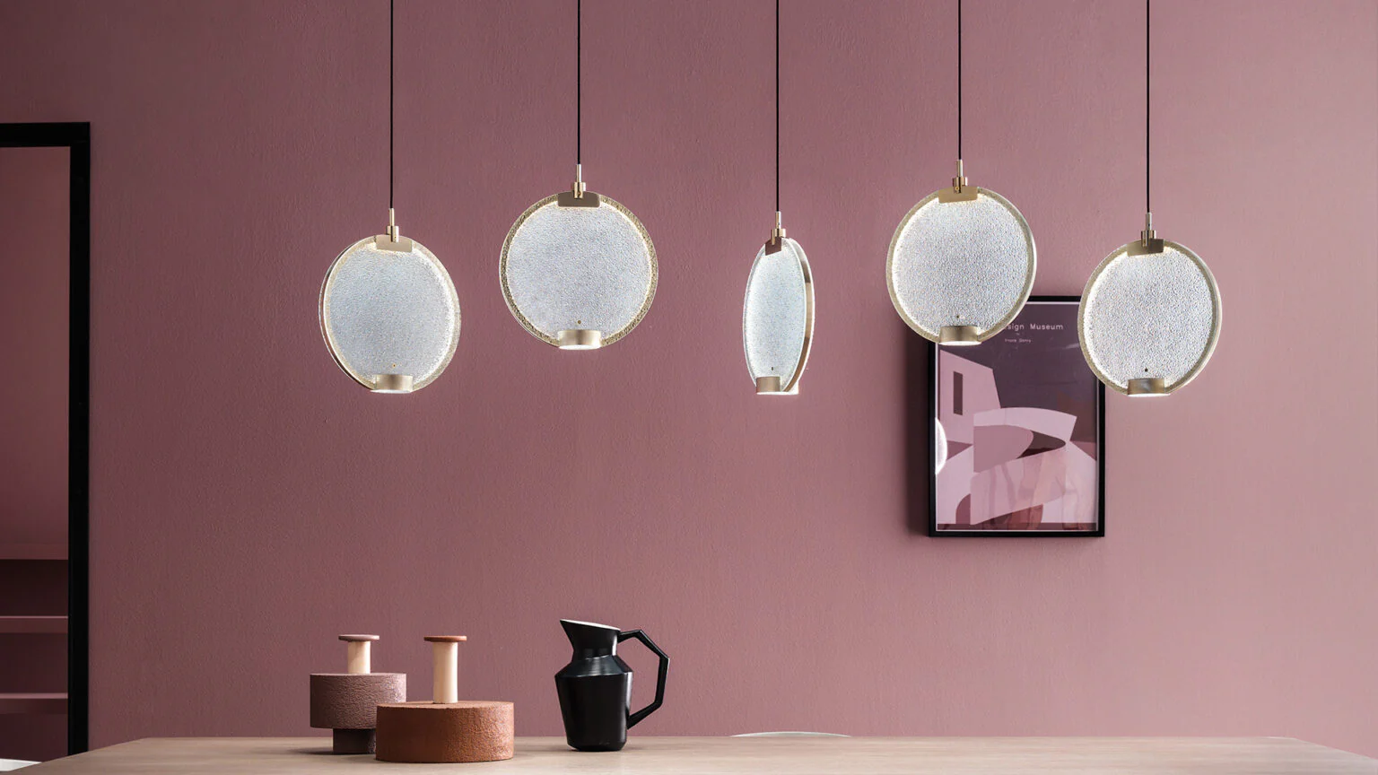 Lampa wisząca HORO S1 szczotkowany mosiądz - Image 10