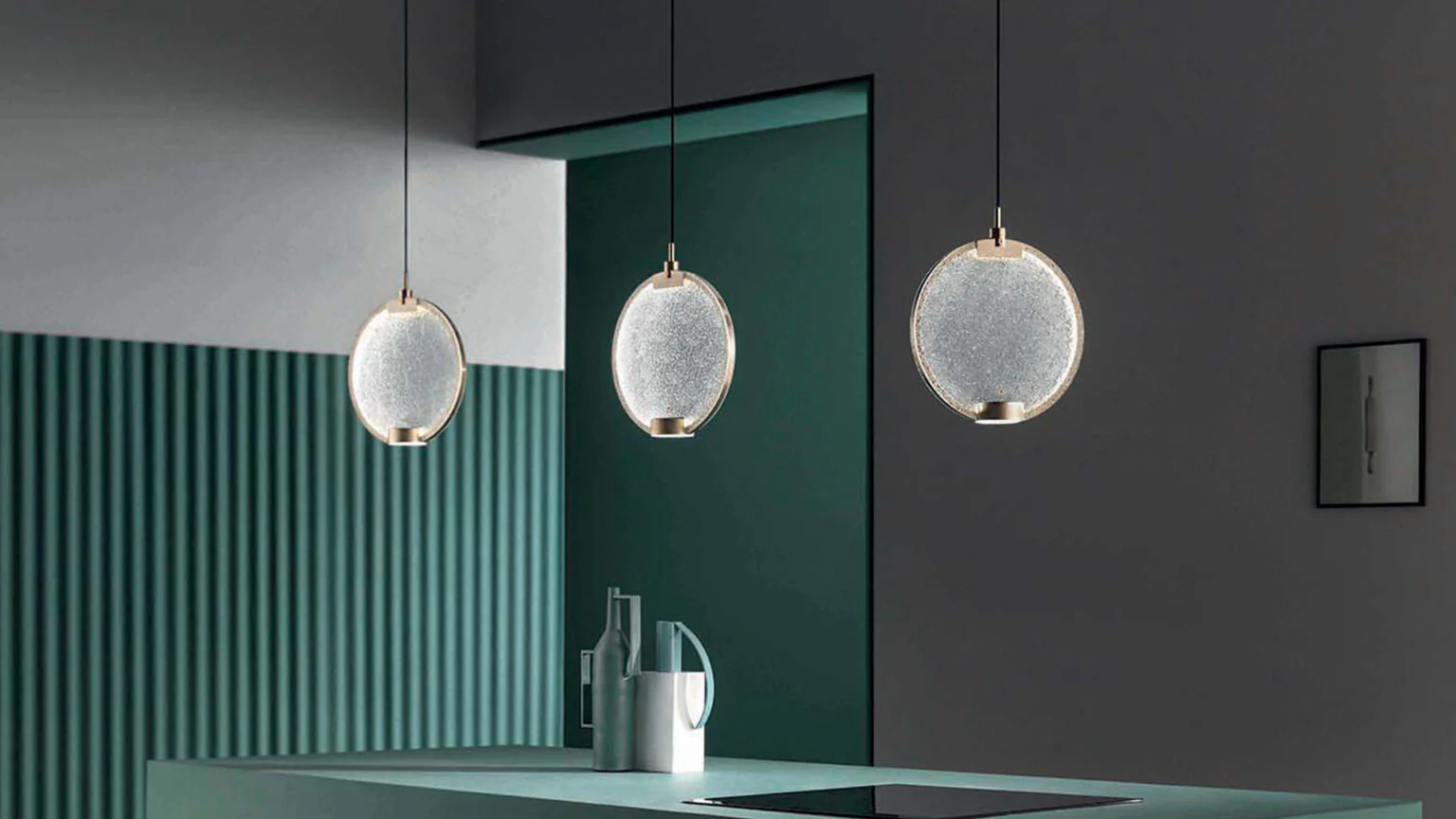 Lampa wisząca HORO S1 szczotkowany mosiądz - Image 4