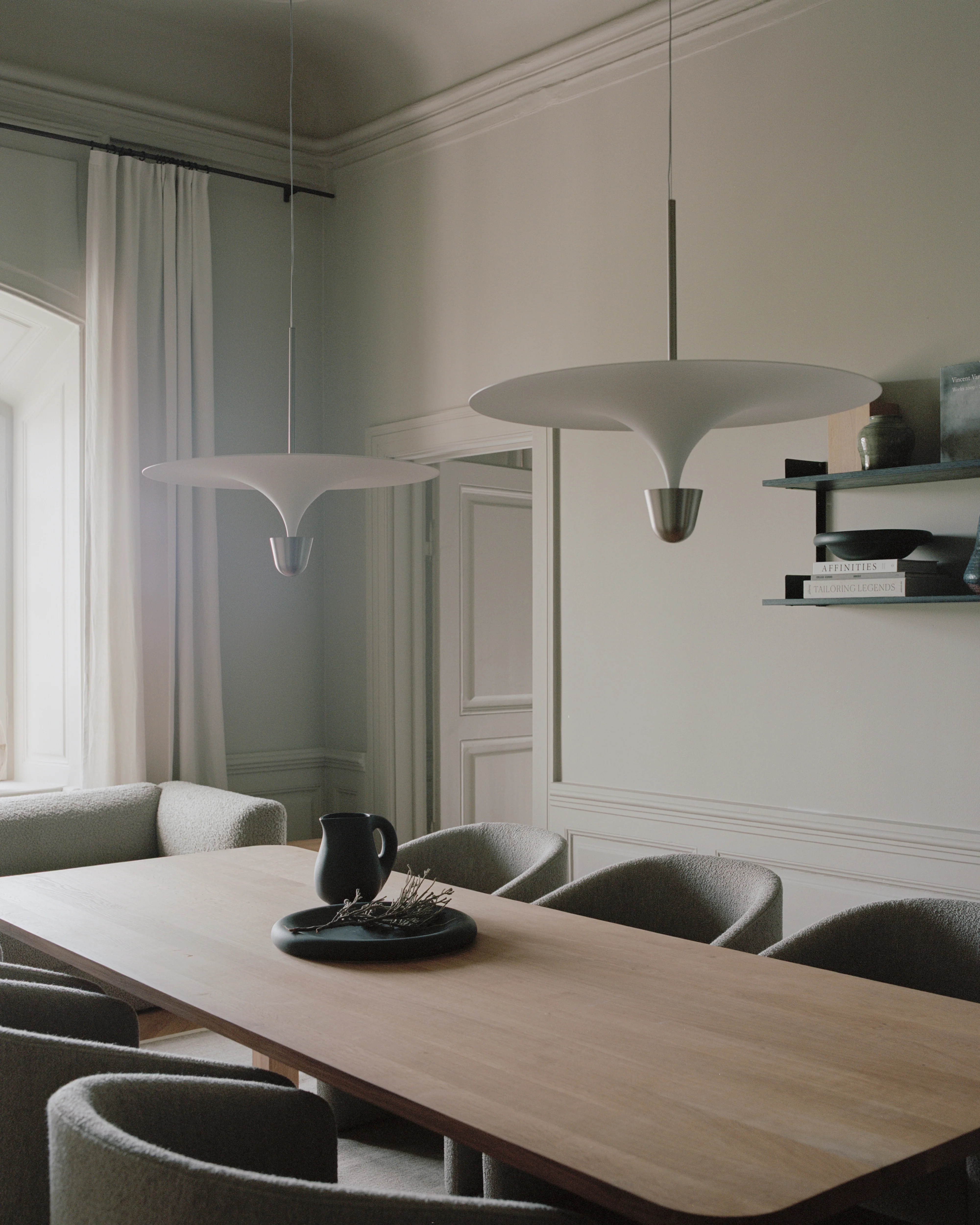 Lampa wisząca KANTARELL biały z niklowanym wykończeniem - Image 15
