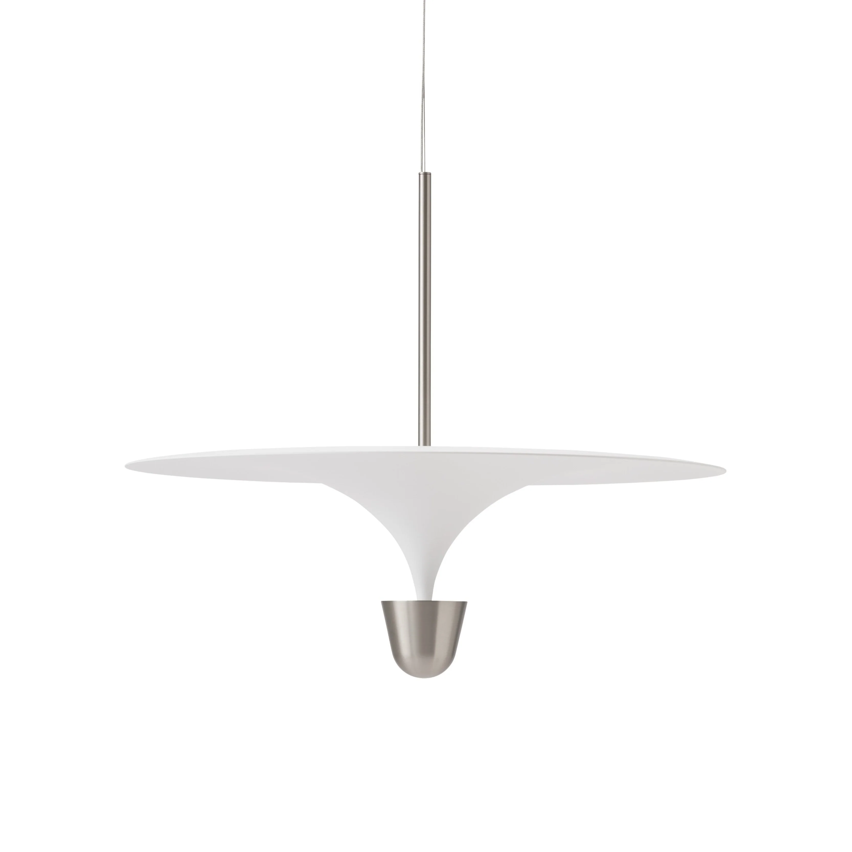 Lampa wisząca KANTARELL biały z niklowanym wykończeniem - Image 3
