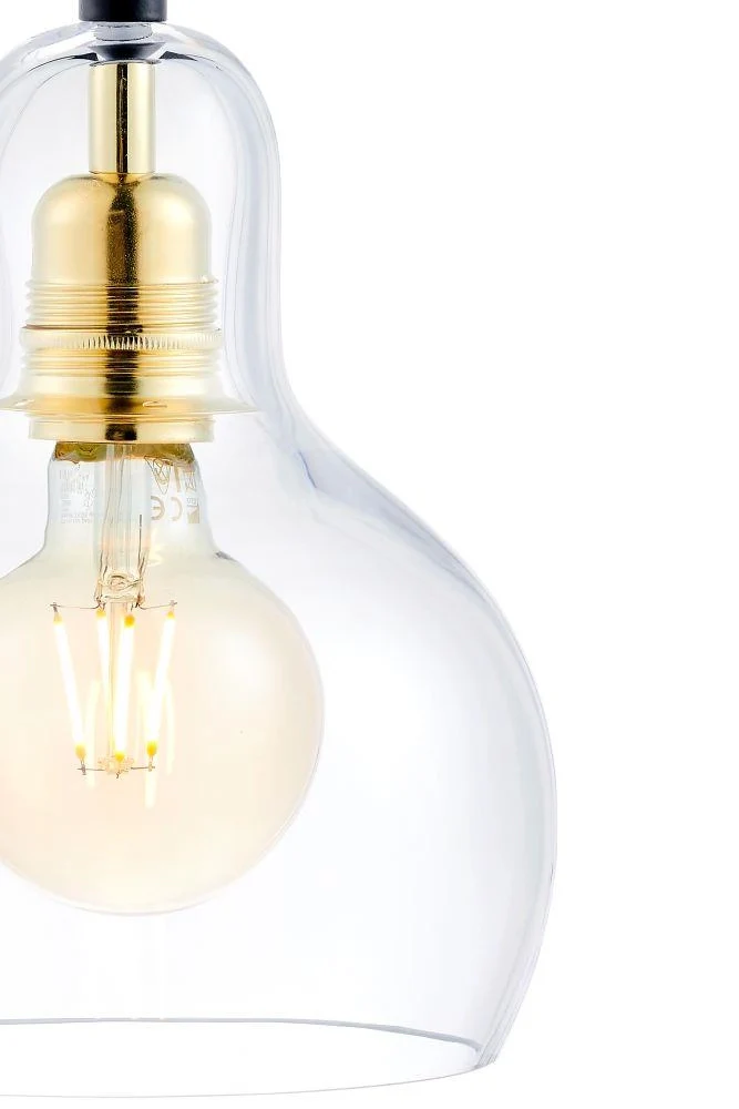 Lampa wisząca LONGIS I transparentny ze złotym - Image 4