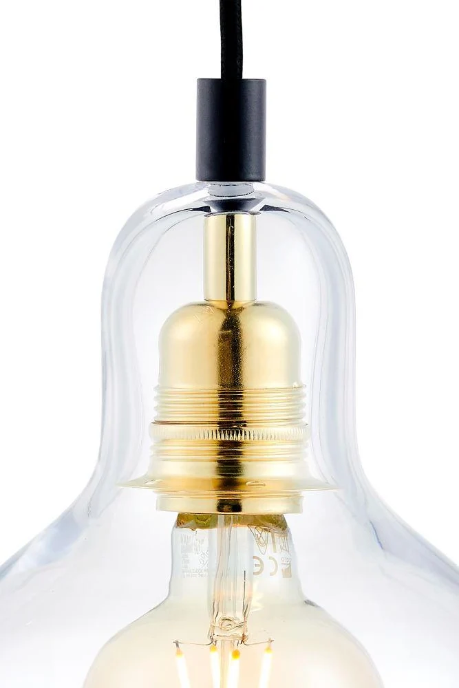 Lampa wisząca LONGIS I transparentny ze złotym - Image 7