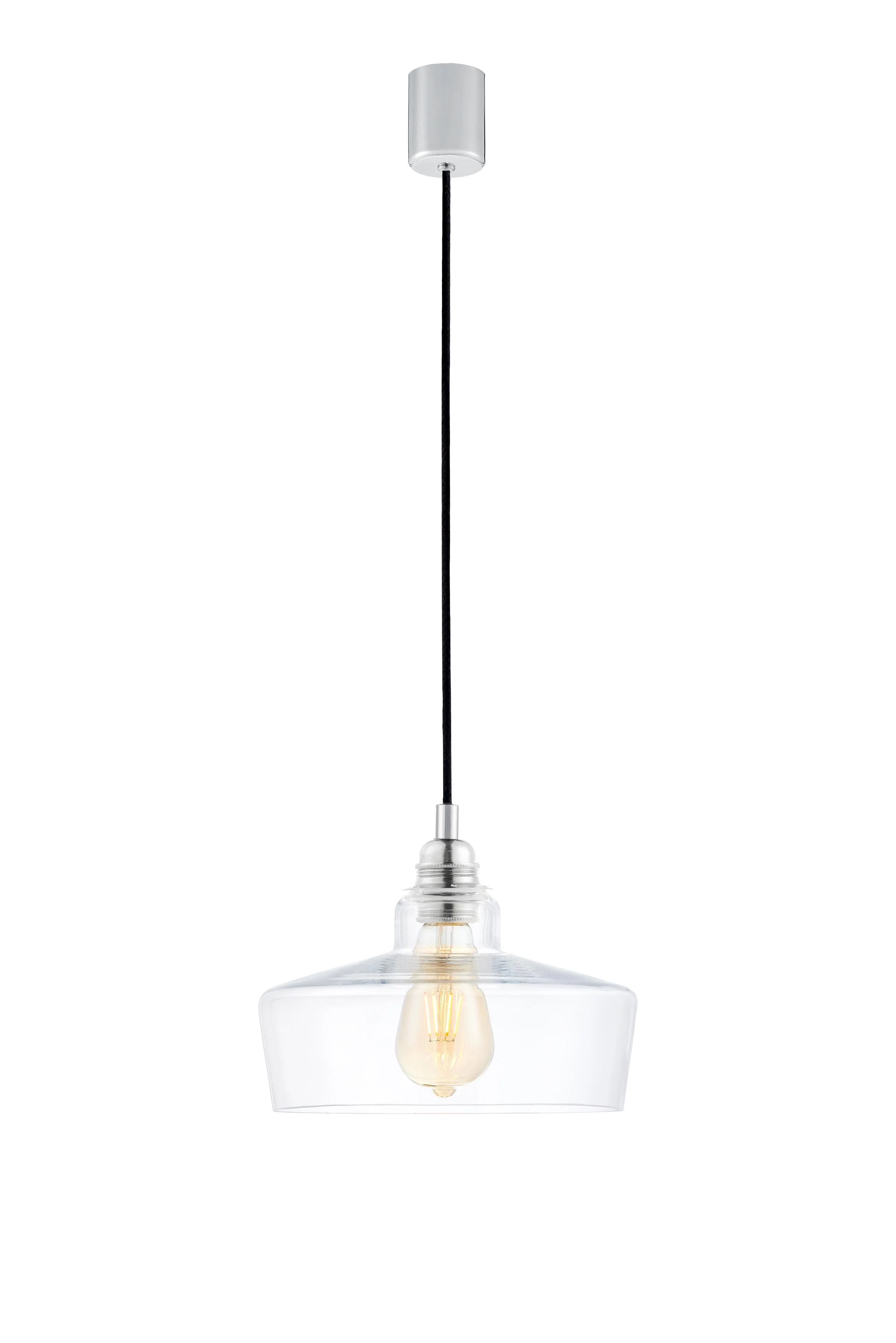 Lampa wisząca LONGIS III transparentny z błyszczącym chromem - Image 3