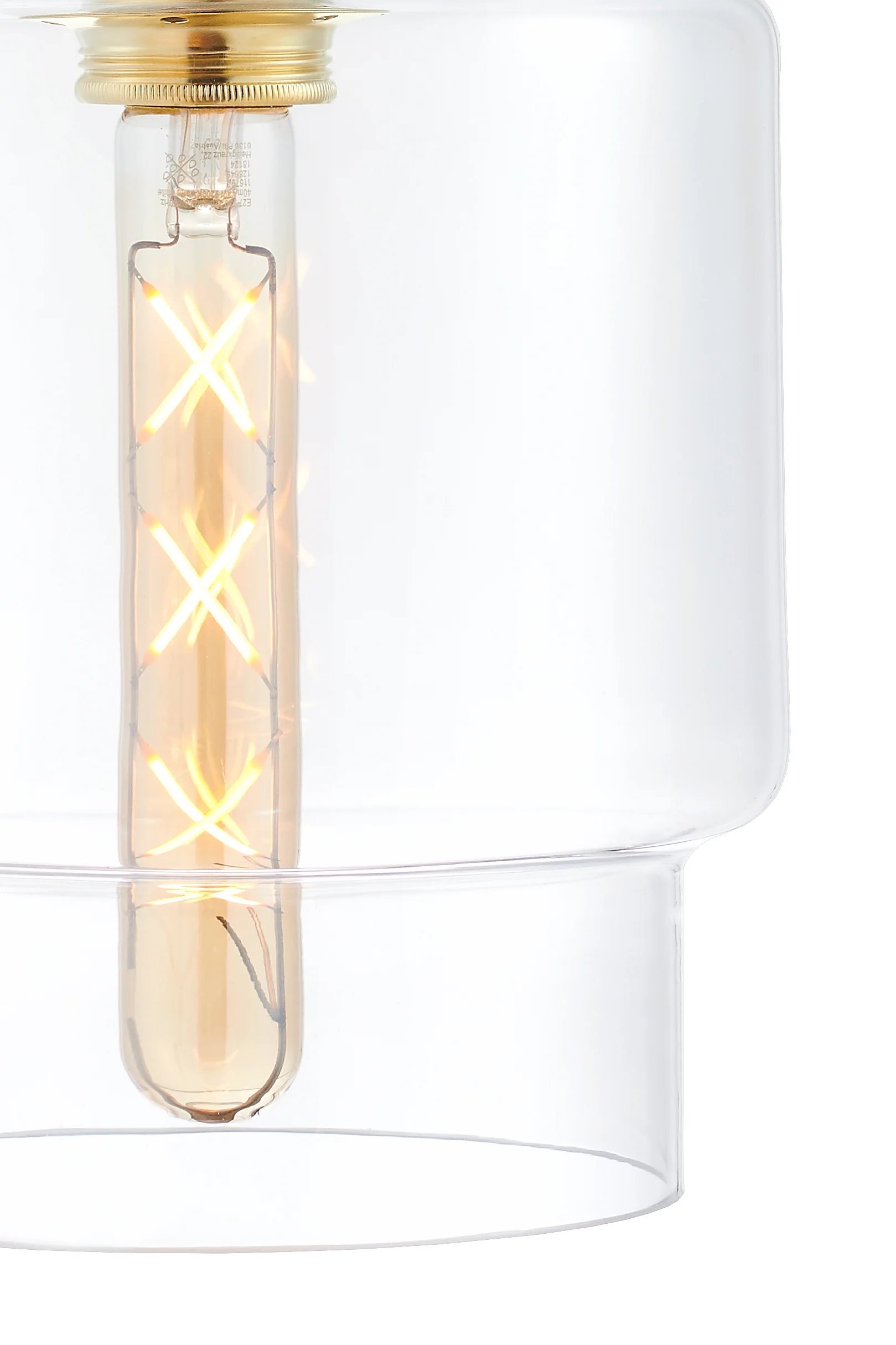 Lampa wisząca LONGIS IV transparentny ze złotym - Image 6