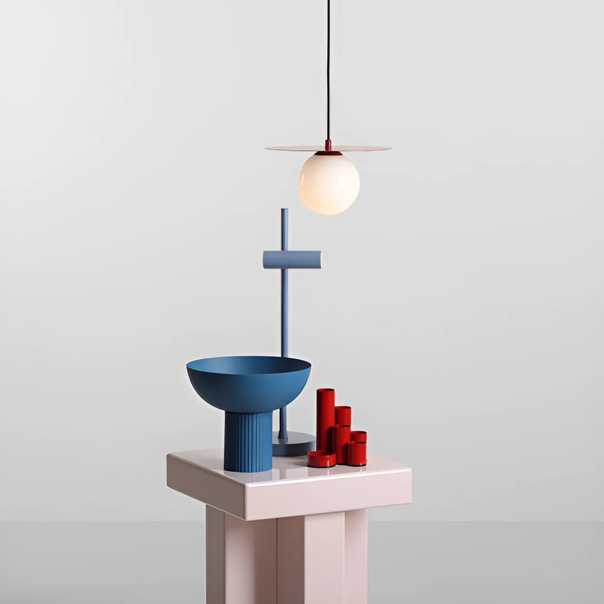 Lampa wisząca LOOP bordowy - Image 4