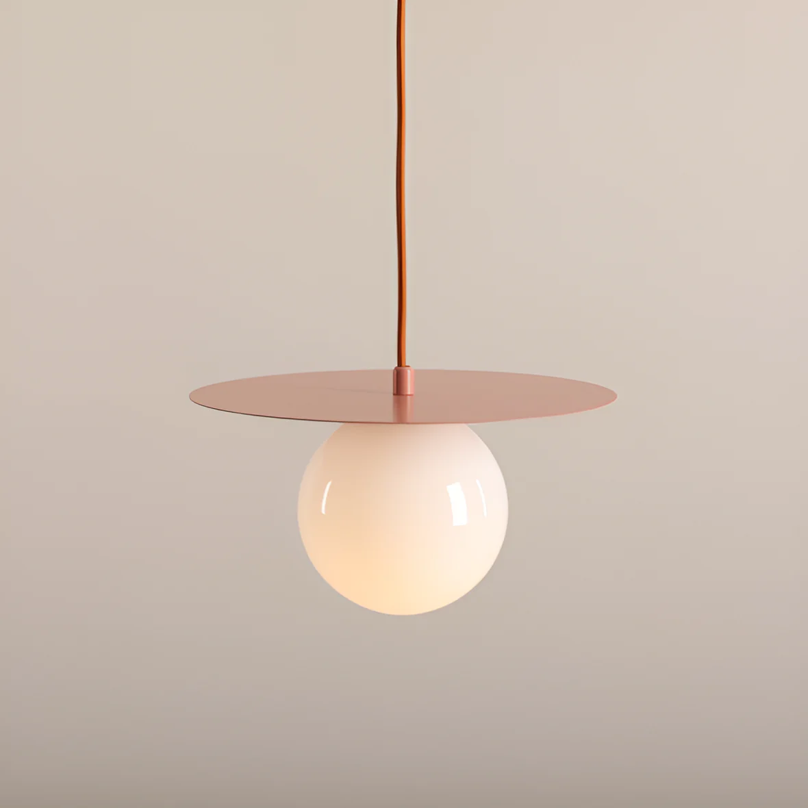 Lampa wisząca LOOP koralowy - Image 9