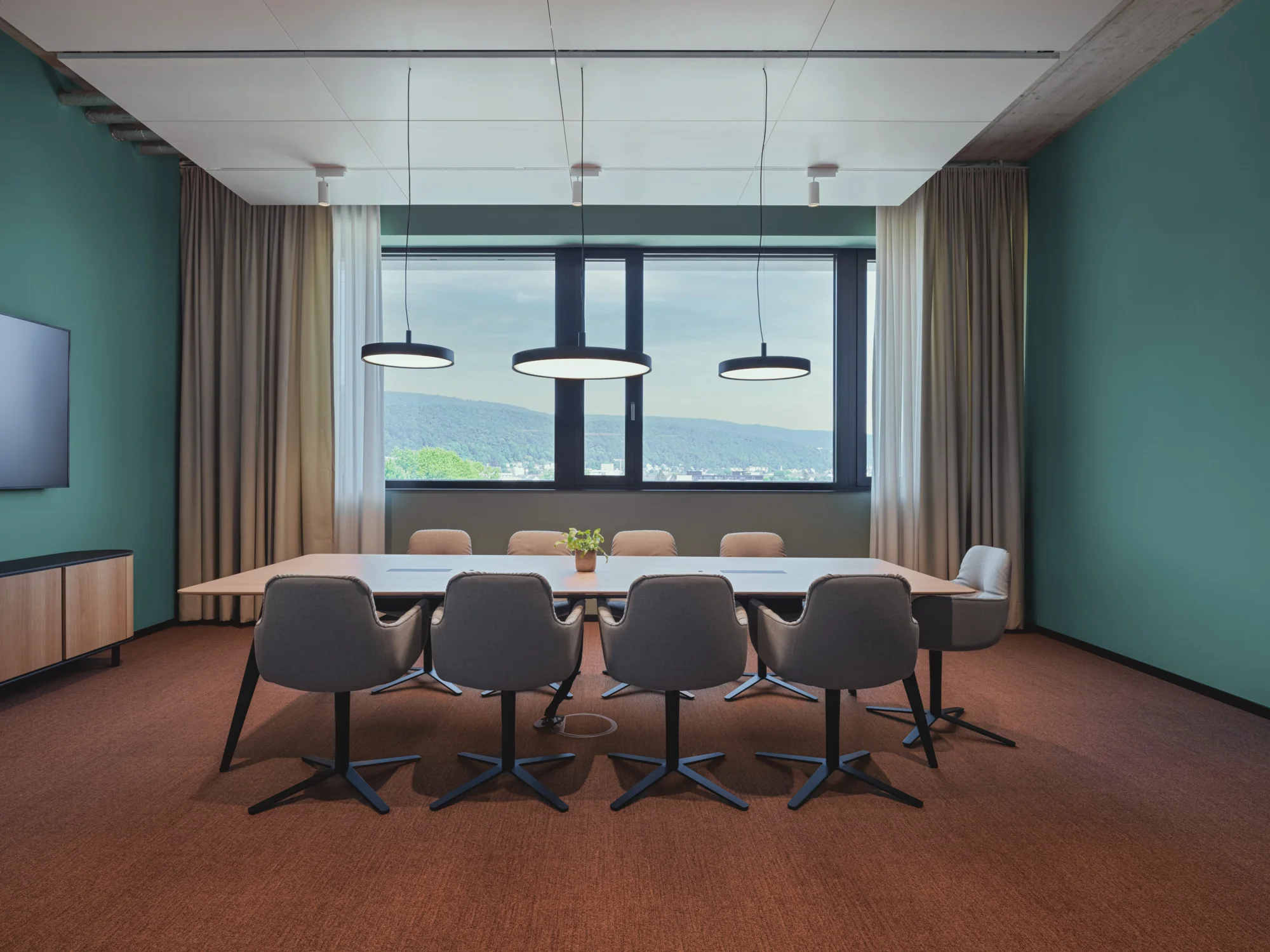 Lampa wisząca LP SLIM ROUND czarny - Image 7