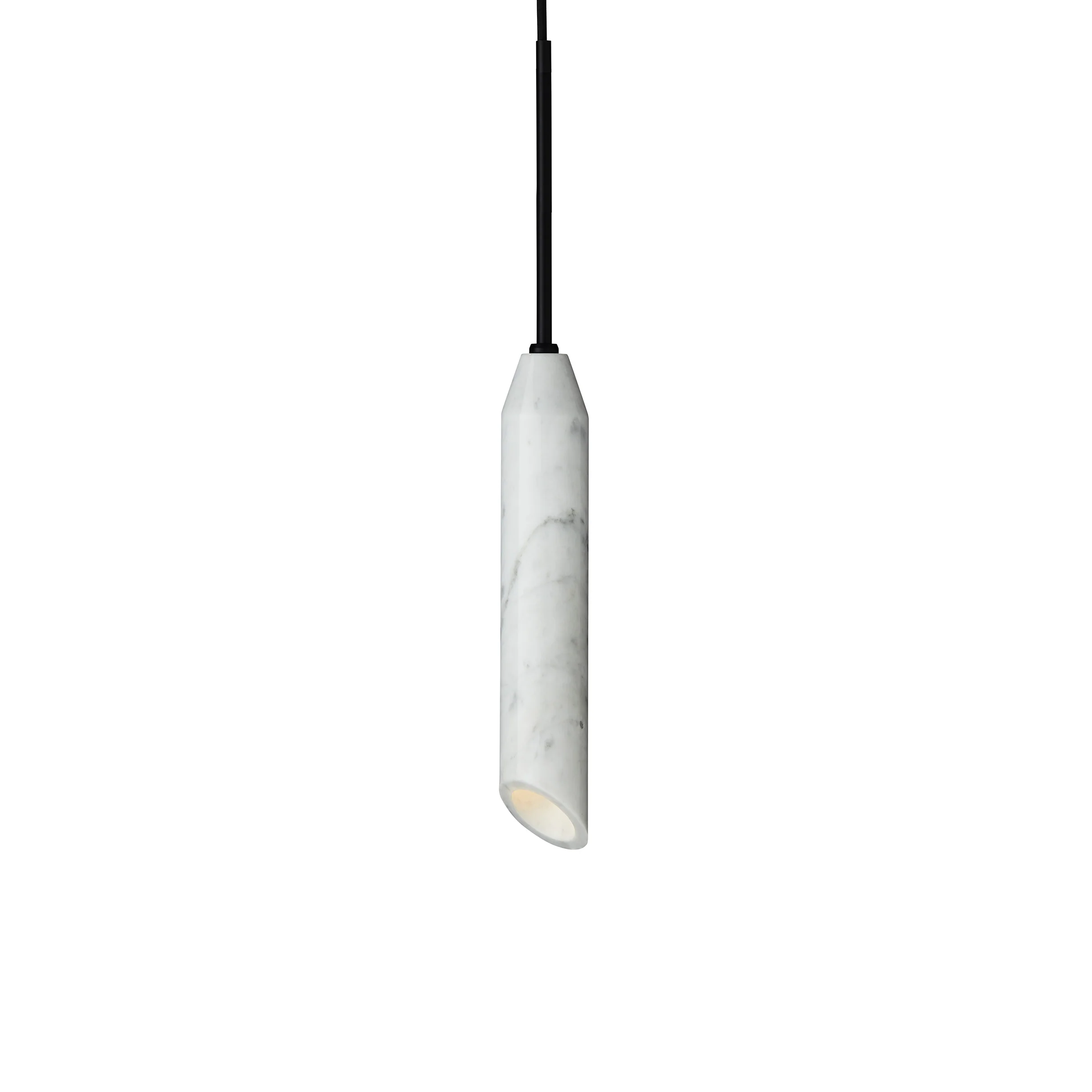 Lampa wisząca MARBLE ART biały marmur