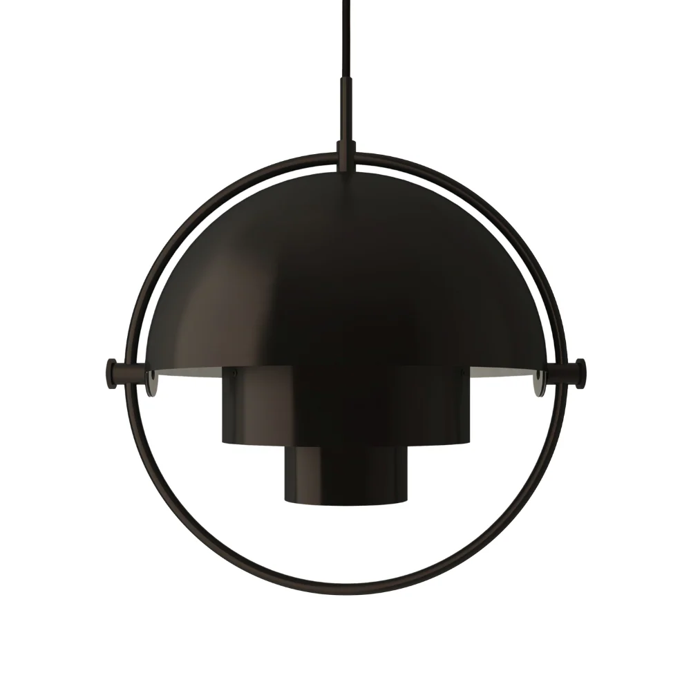 Lampa wisząca MULTI-LITE czarny błyszczący