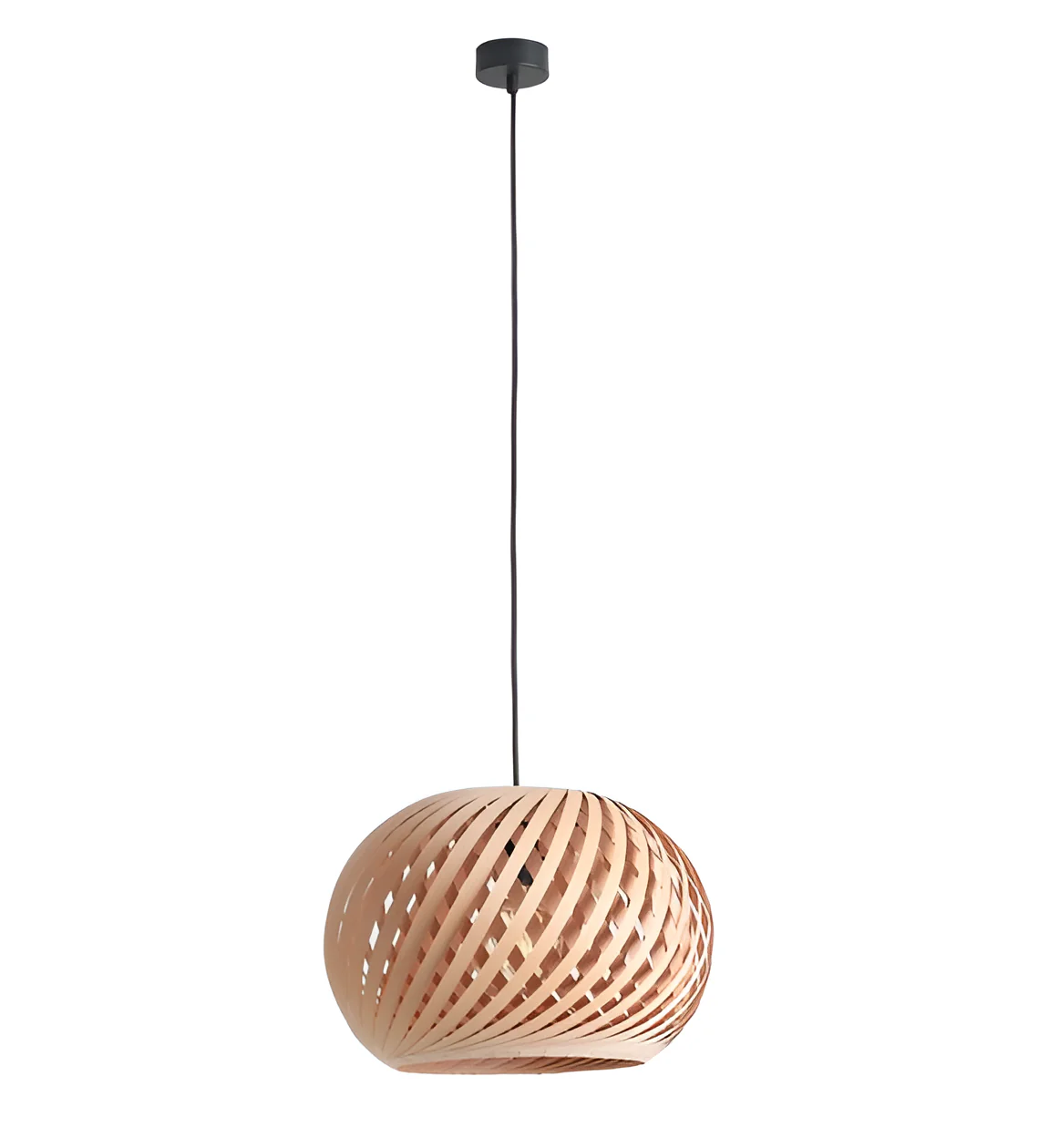 Lampa wisząca NATURE CROSS drewno - Image 4