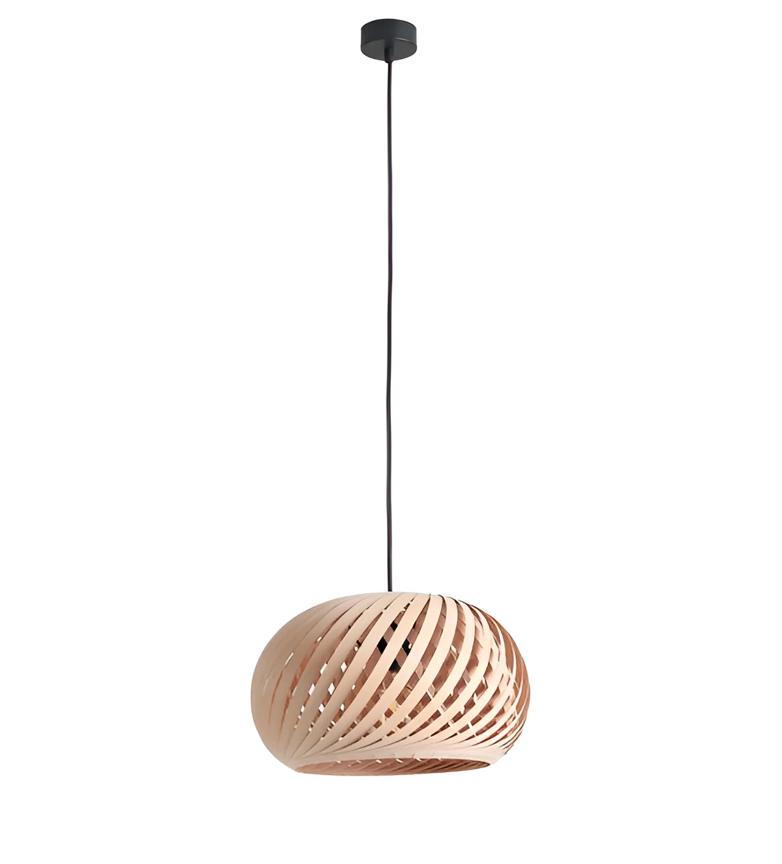 Lampa wisząca NATURE CROSS drewno - Image 5