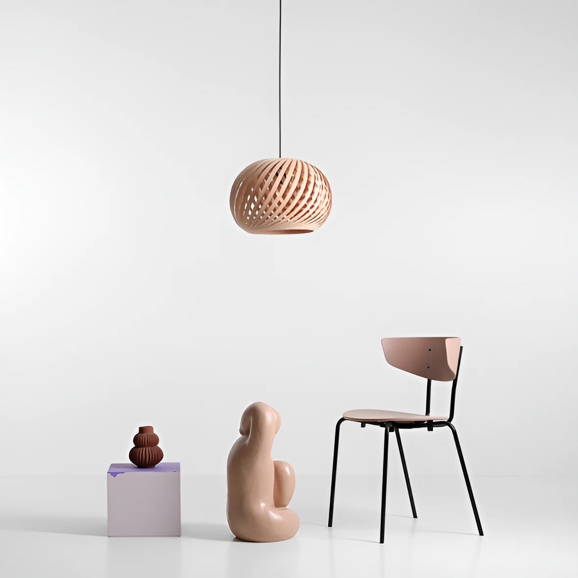 Lampa wisząca NATURE CROSS drewno - Image 6