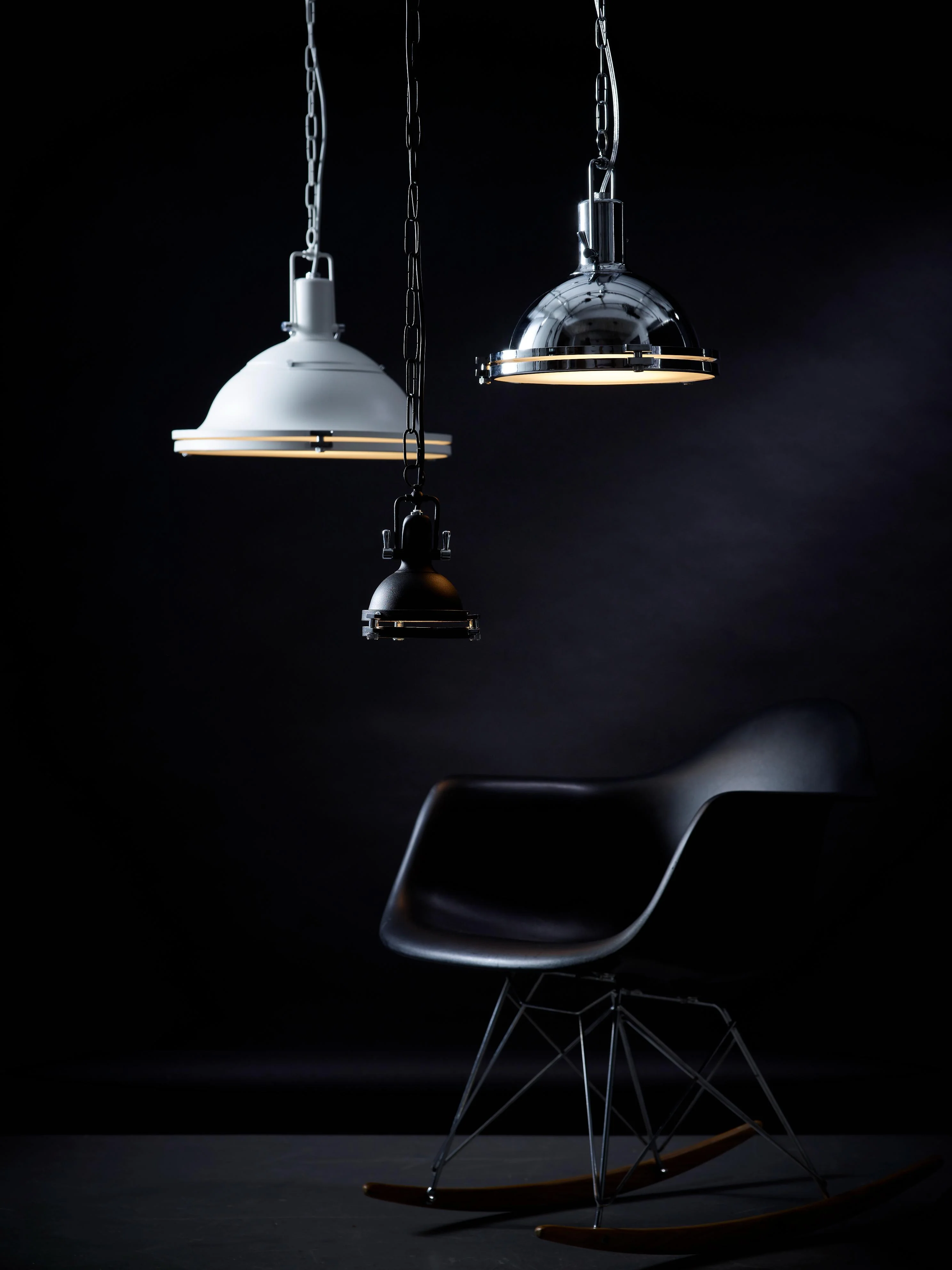 Lampa wisząca NAUTILIUS chrom - Image 2
