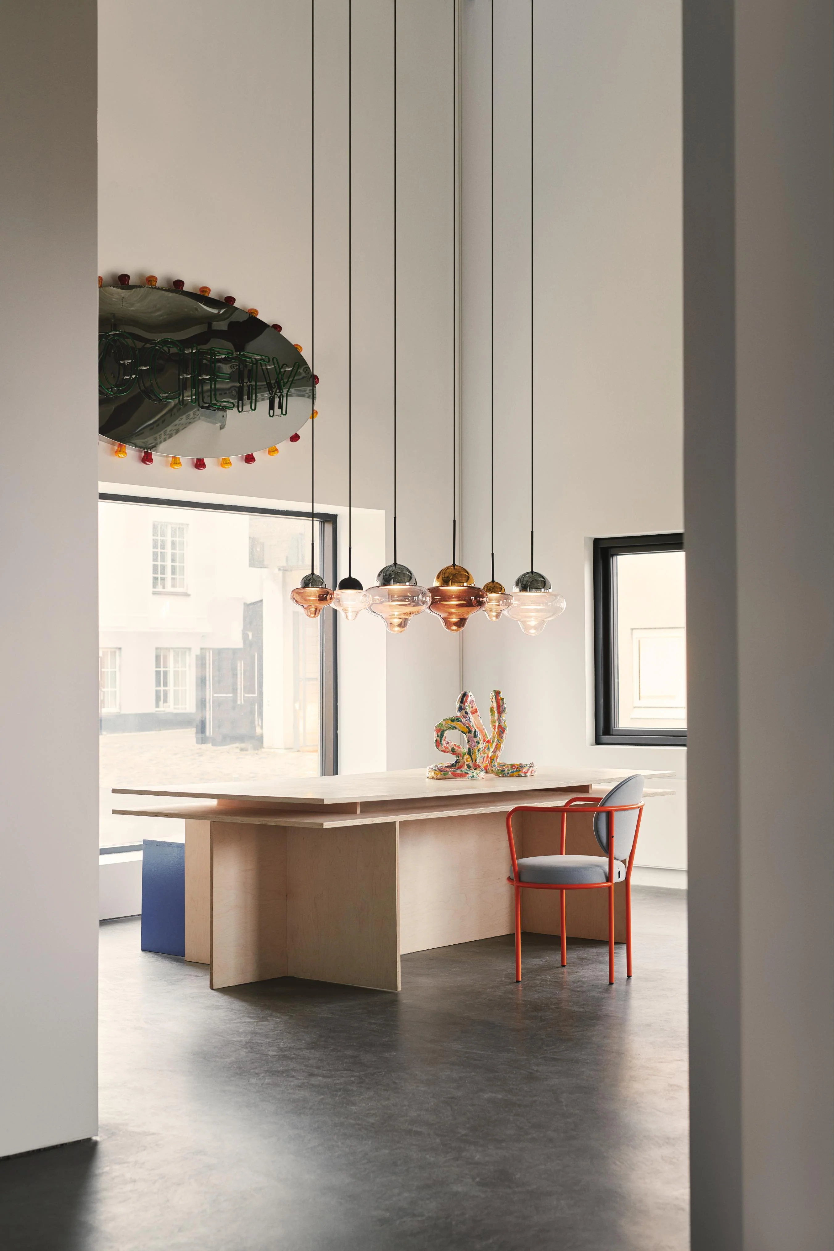 Lampa wisząca NUTTY szkło transparentne z czarnym wykończeniem - Image 5