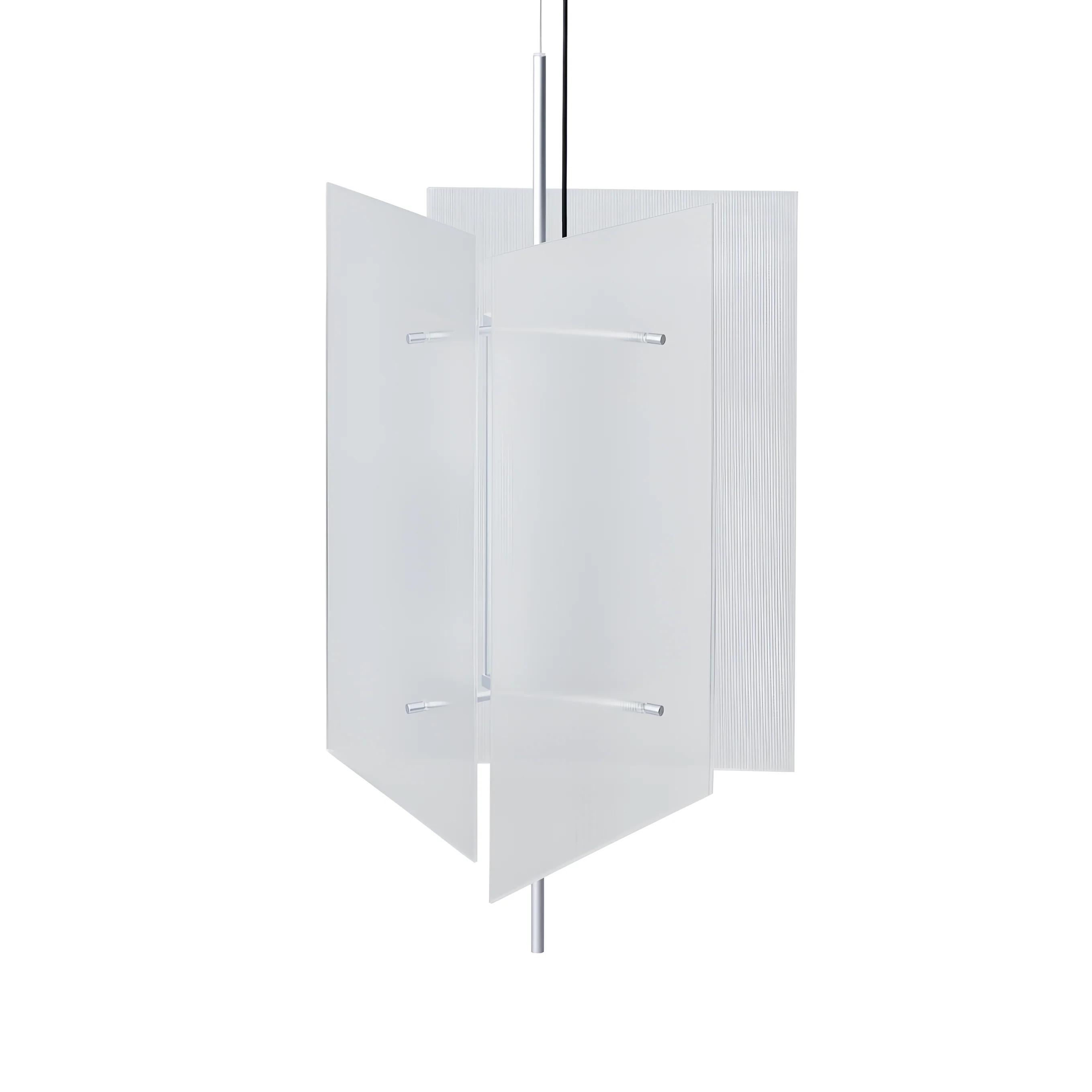 Lampa wisząca OESTE szkło ryflowane
