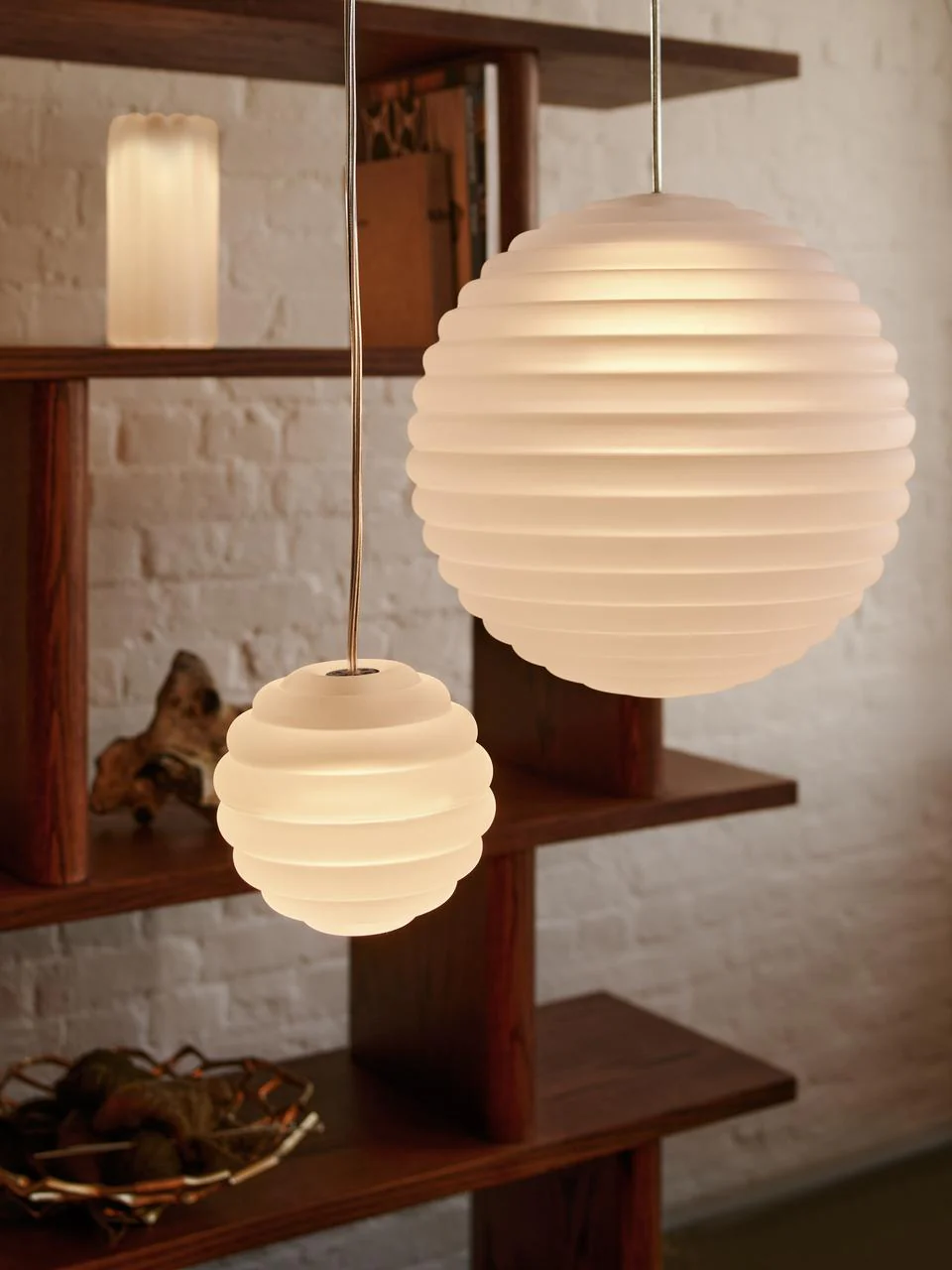 Lampa wisząca okrągła PRESS matowe szkło - Image 6