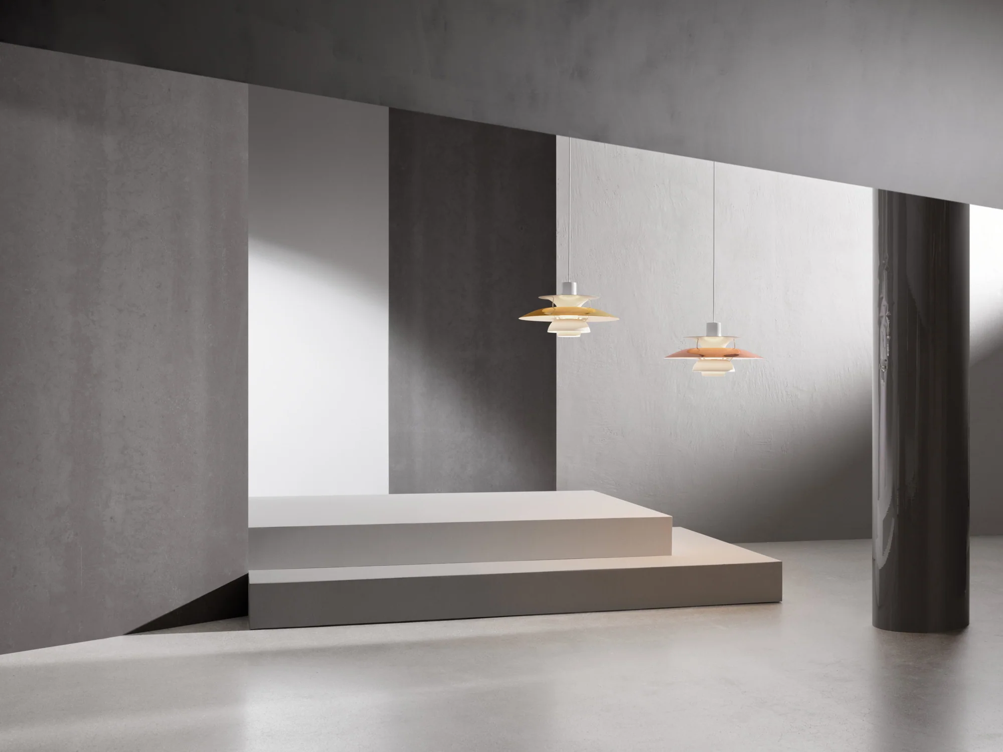 Lampa wisząca PH 5 biały z miedzianym - Image 2