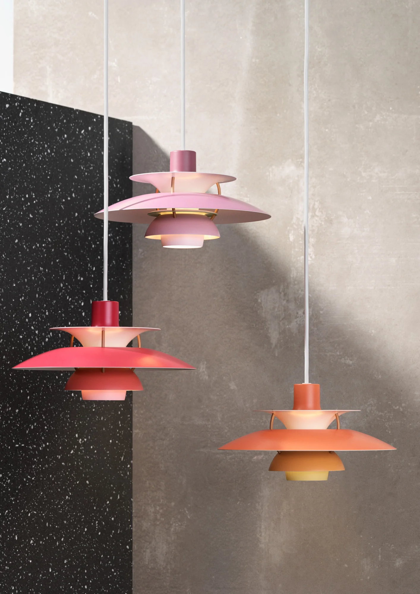 Lampa wisząca PH 5 odcienie czerwonego - Image 2