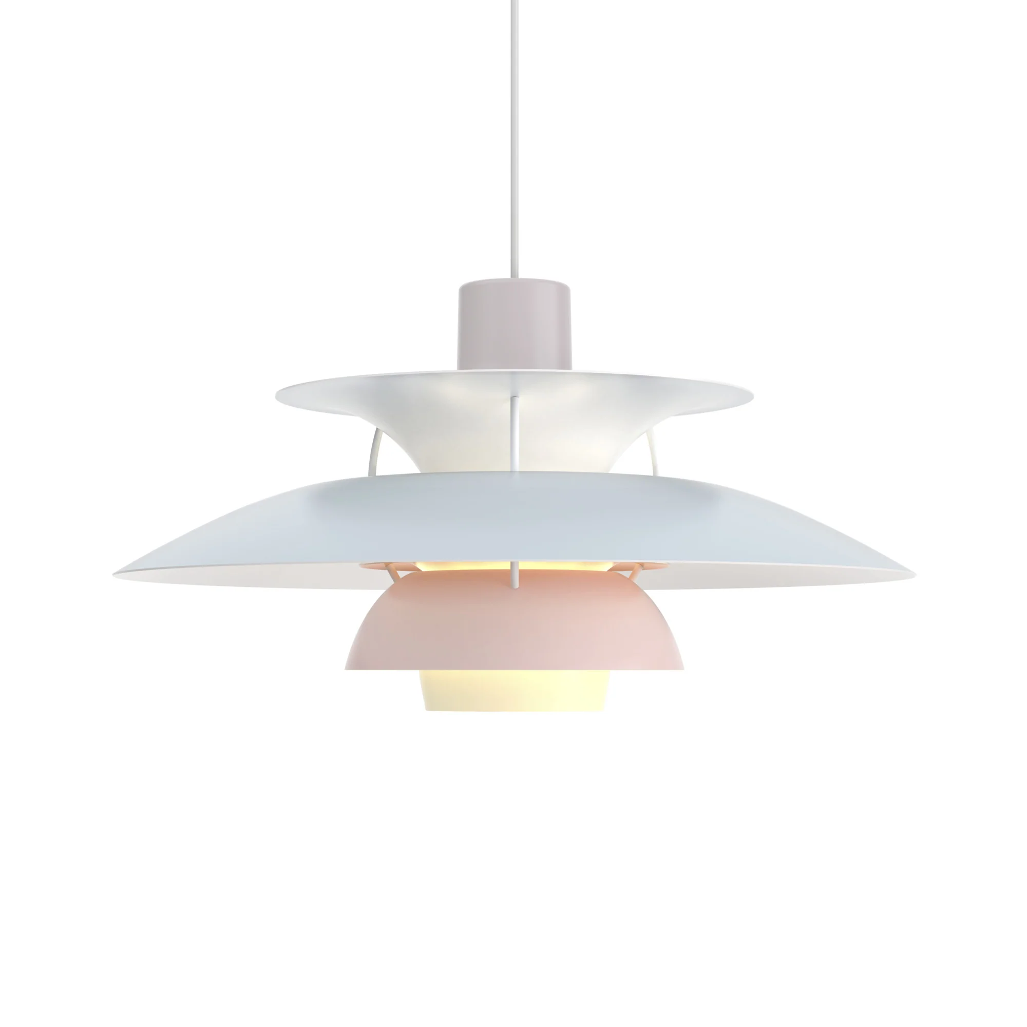 Lampa wisząca PH 5 pastelowy ostrygowy z błękitnym i różowym - Image 3
