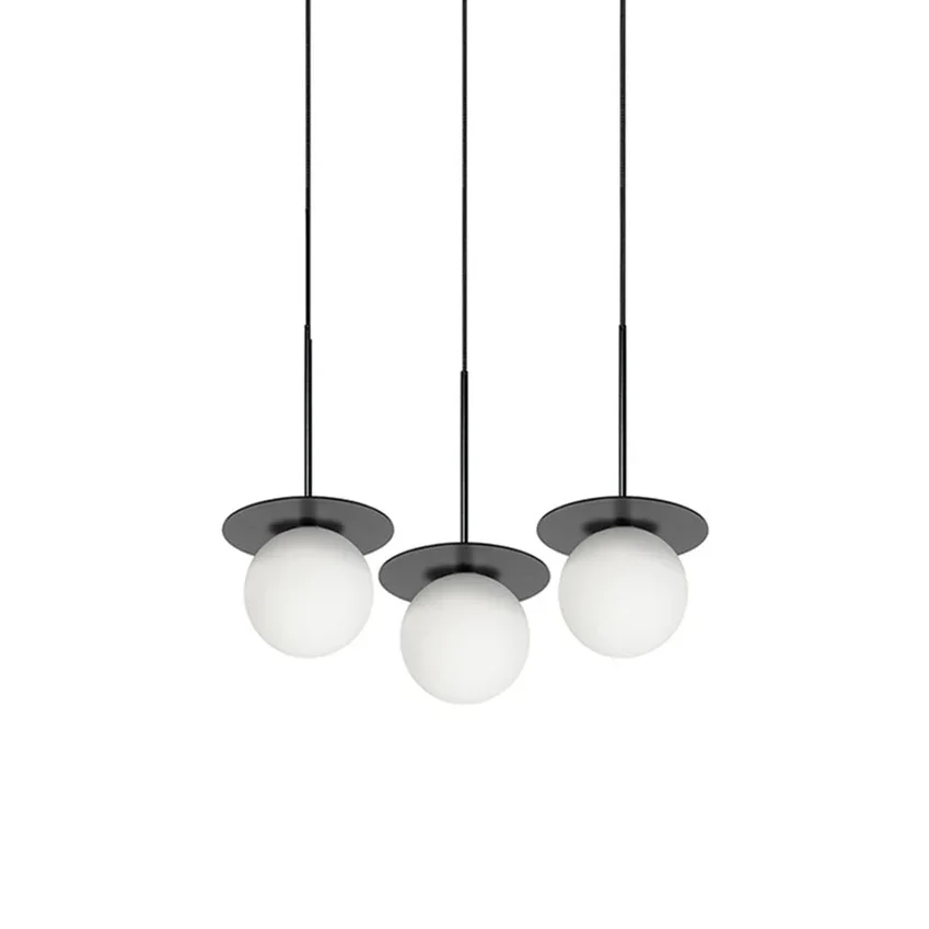 Lampa wisząca BORRA 3L czarny