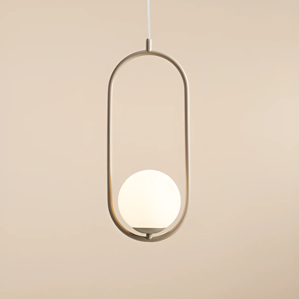 Lampa wisząca RIVA beżowy - Image 5