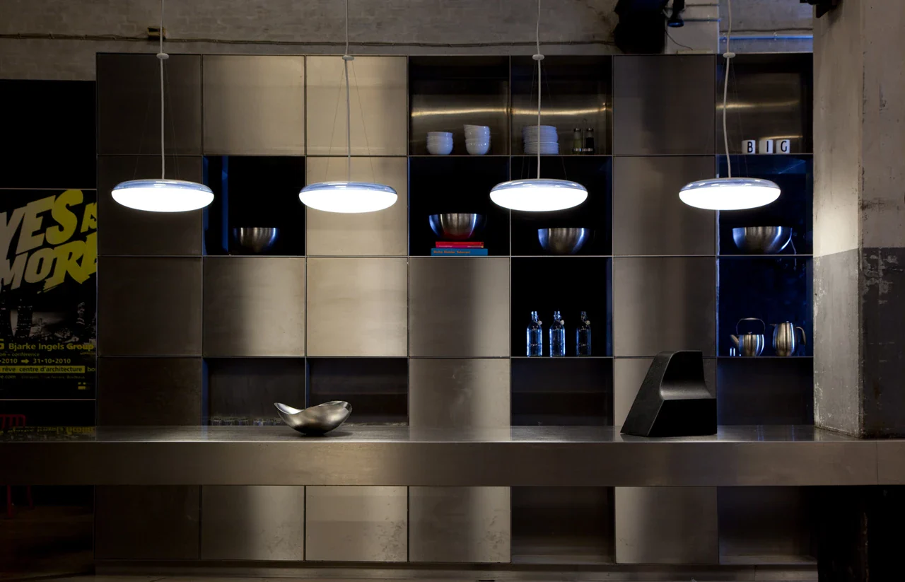Lampa wisząca SILVERBACK biały ze srebrnym - Image 5