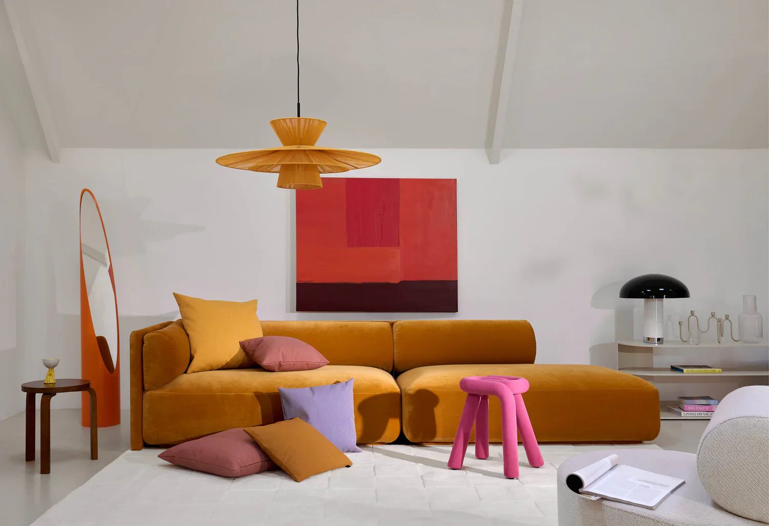 Lampa wisząca SOLLE miodowy żółty - Image 2
