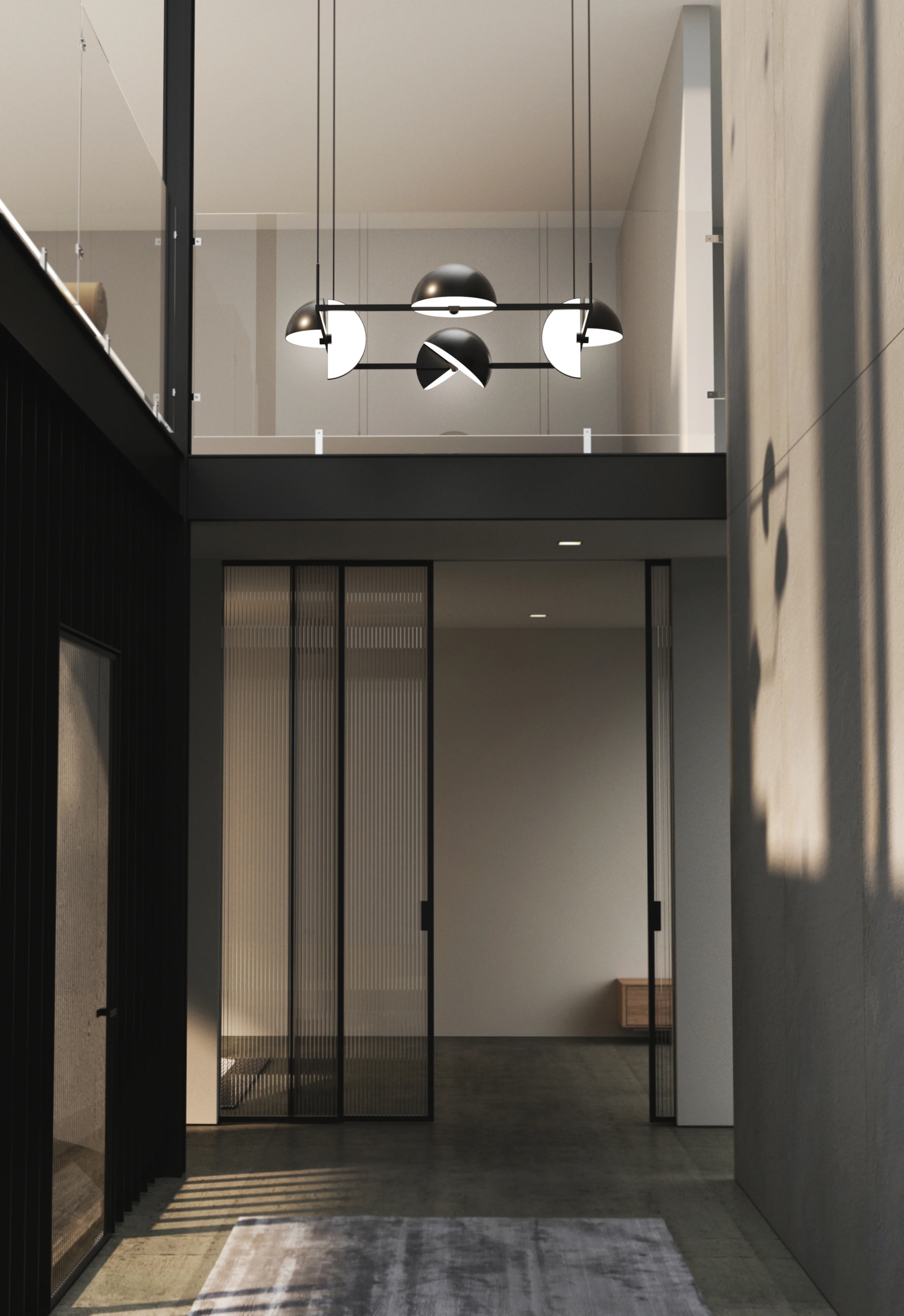 Lampa wisząca TRAPEZE QUARTETTE czarny - Image 2