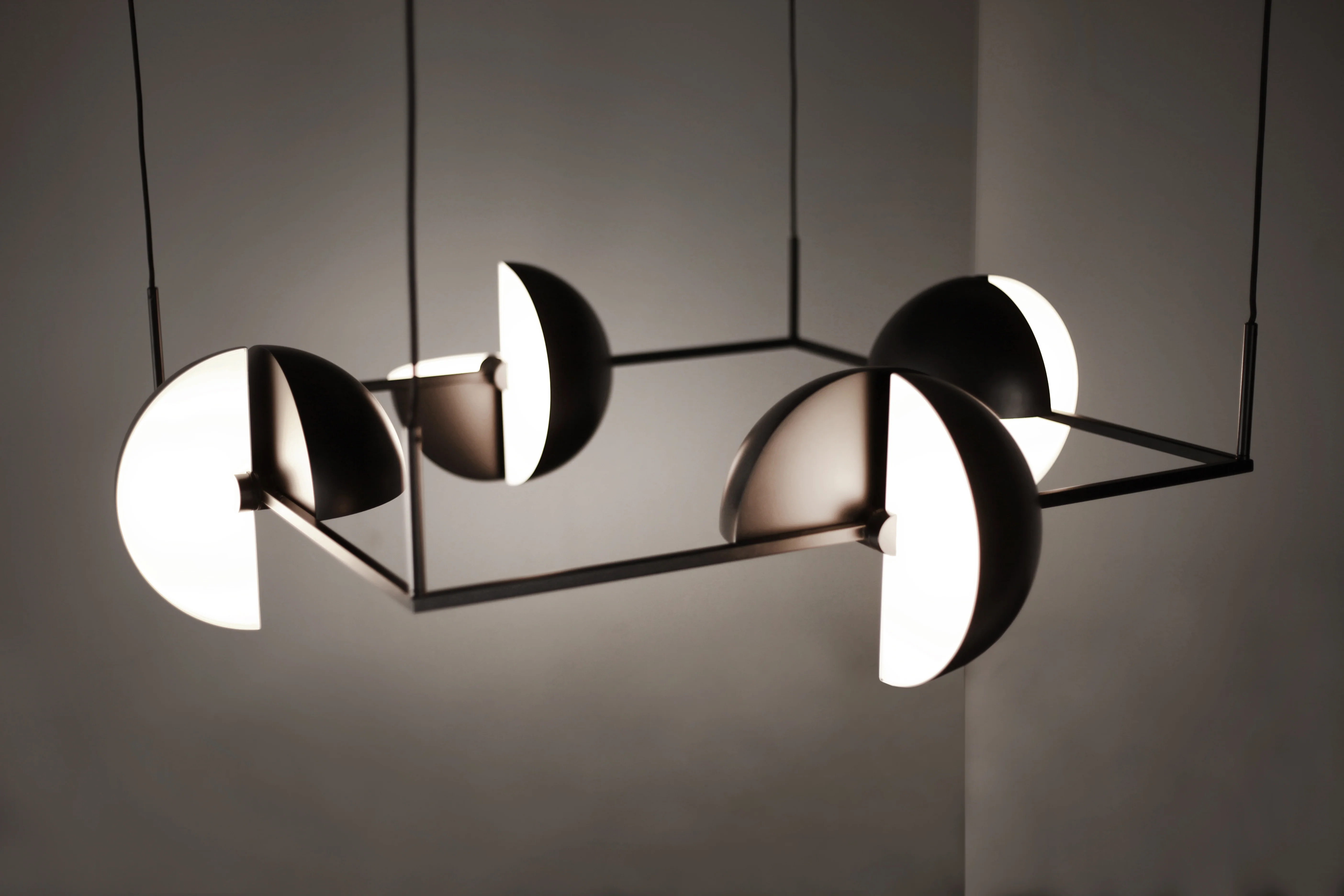 Lampa wisząca TRAPEZE QUARTETTE czarny - Image 3