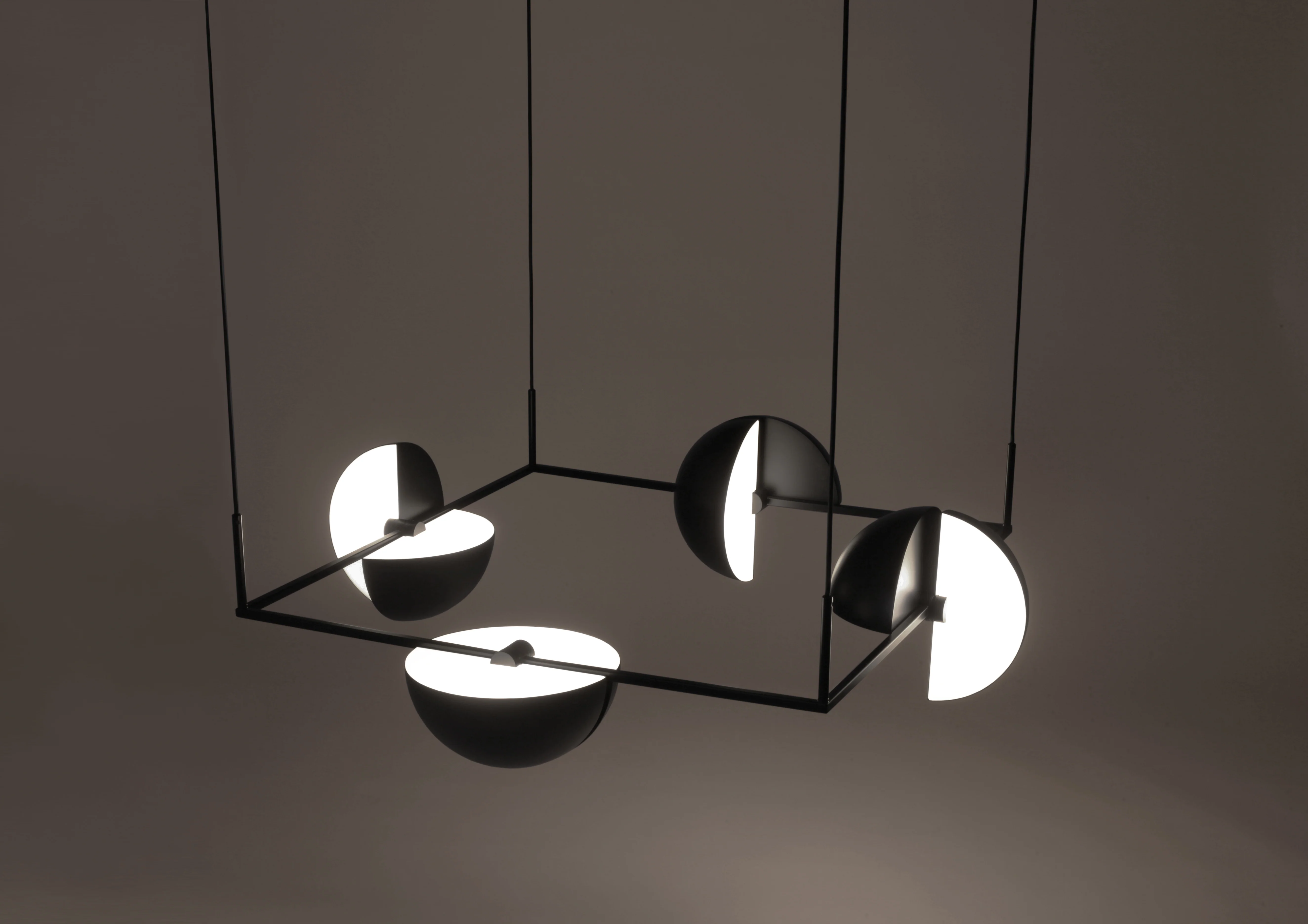 Lampa wisząca TRAPEZE QUARTETTE czarny - Image 6