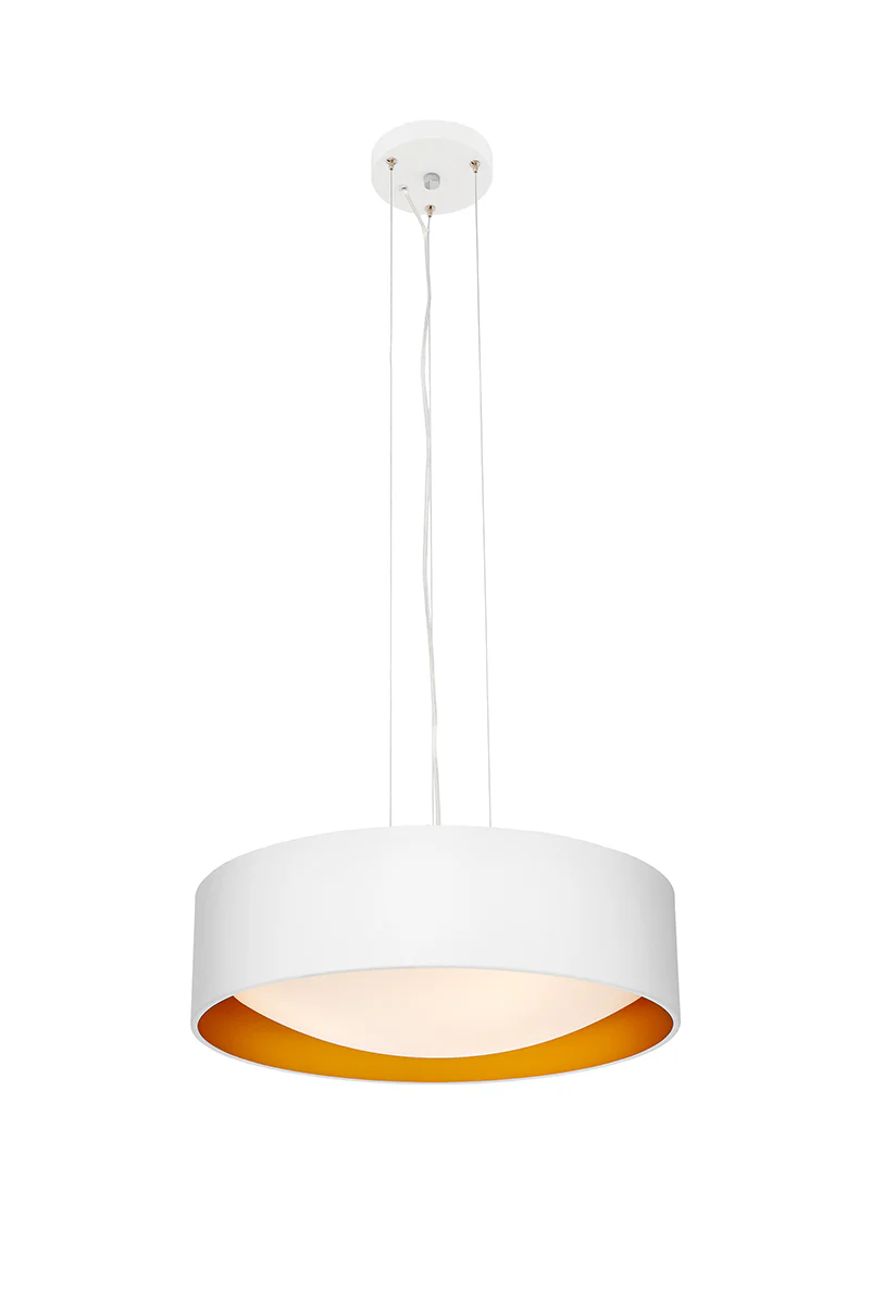 Lampa wisząca VERO biały ze złotym środkiem - Image 3