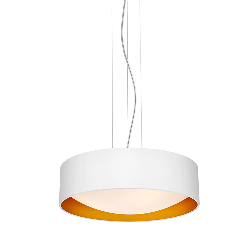 Lampa wisząca VERO biały ze złotym środkiem - Image 4
