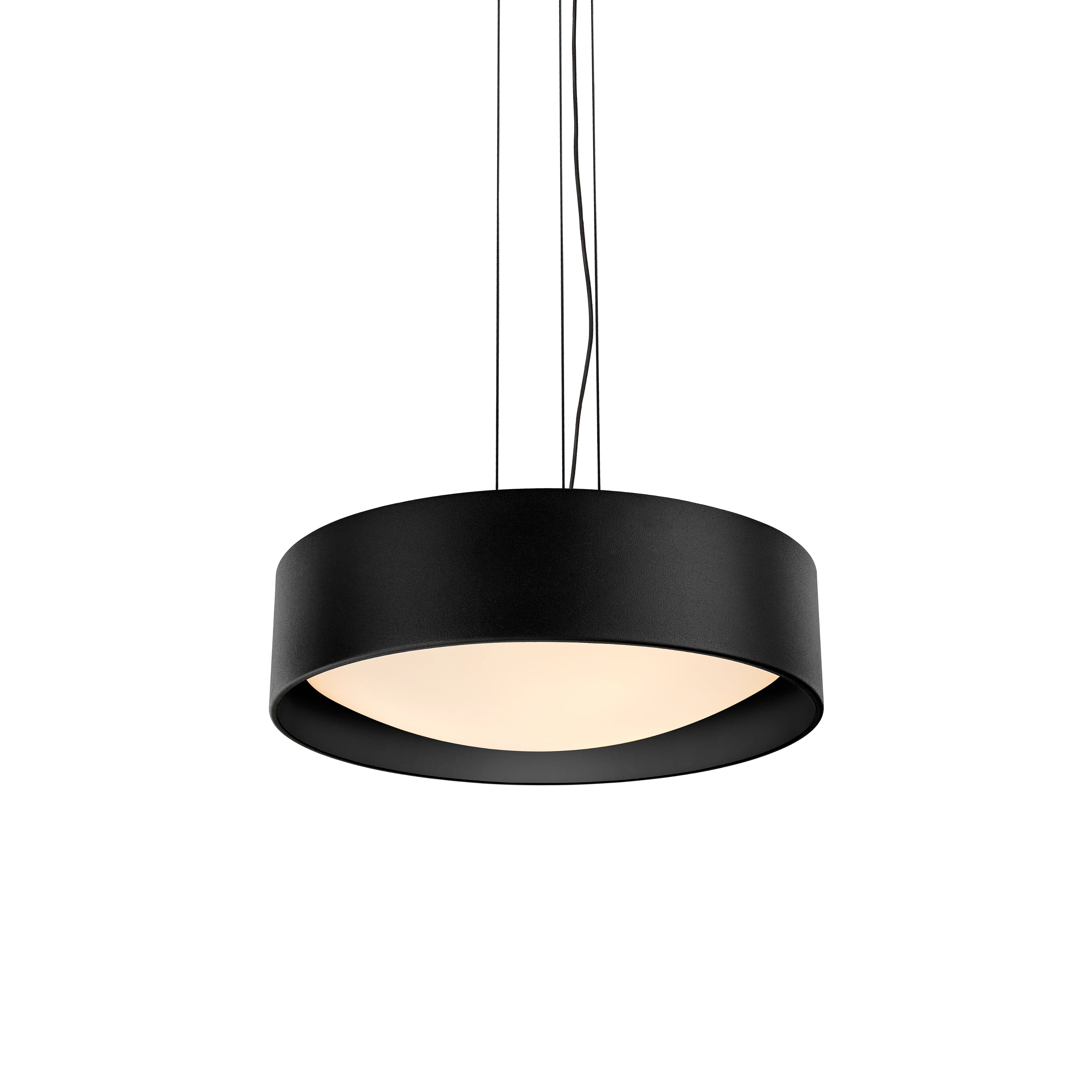 Lampa wisząca VERO czarny z czarnym środkiem