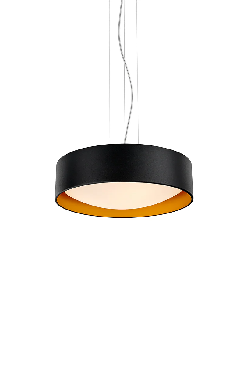 Lampa wisząca VERO czarny ze złotym środkiem - Image 4