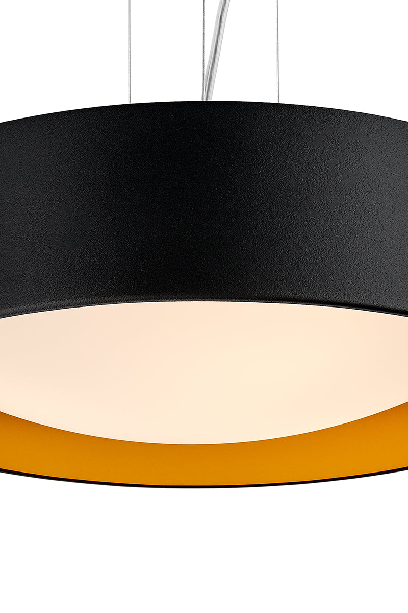 Lampa wisząca VERO czarny ze złotym środkiem - Image 6