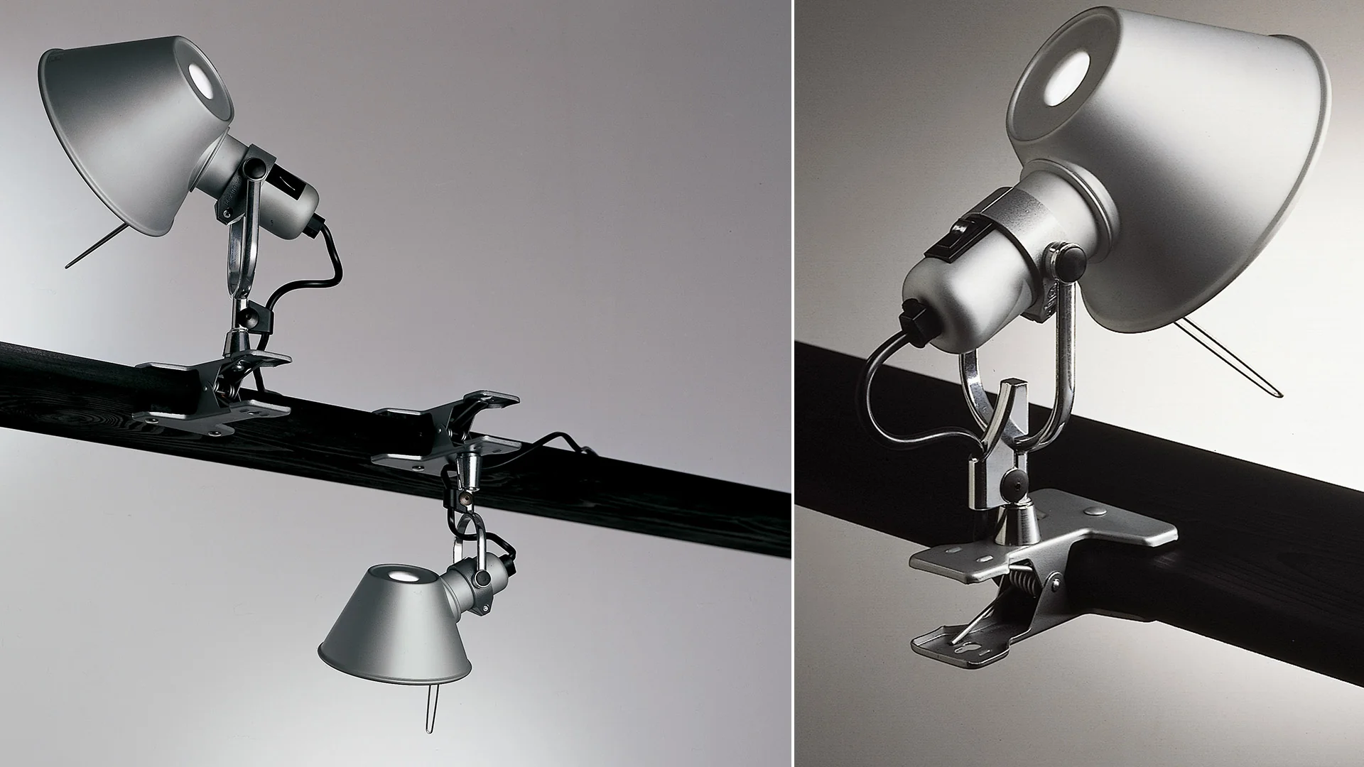 Lampa z klipsem TOLOMEO PINZA MICRO aluminium - Image 2