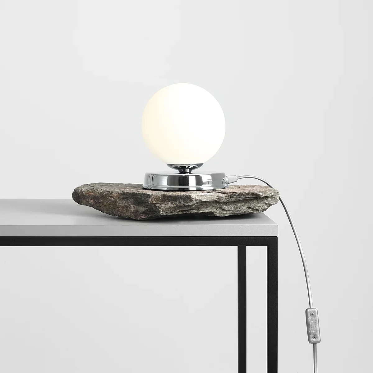 Lampa stołowa BALL chromowany - Image 7