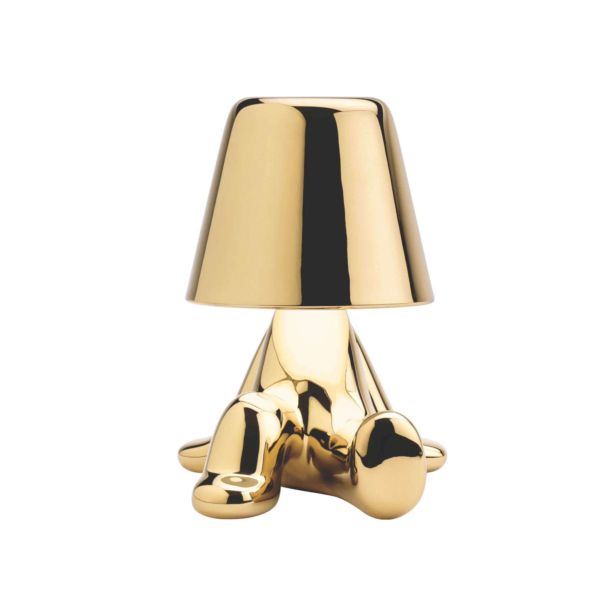 Lampka GOLDEN BROTHERS - BOB złoty - Image 6