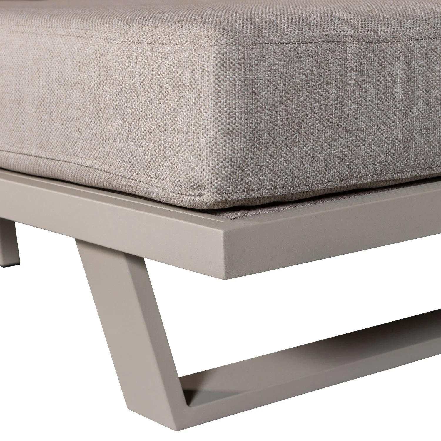 Sofa ogrodowa 3-osobowa BEAR piaskowy szary - Image 7