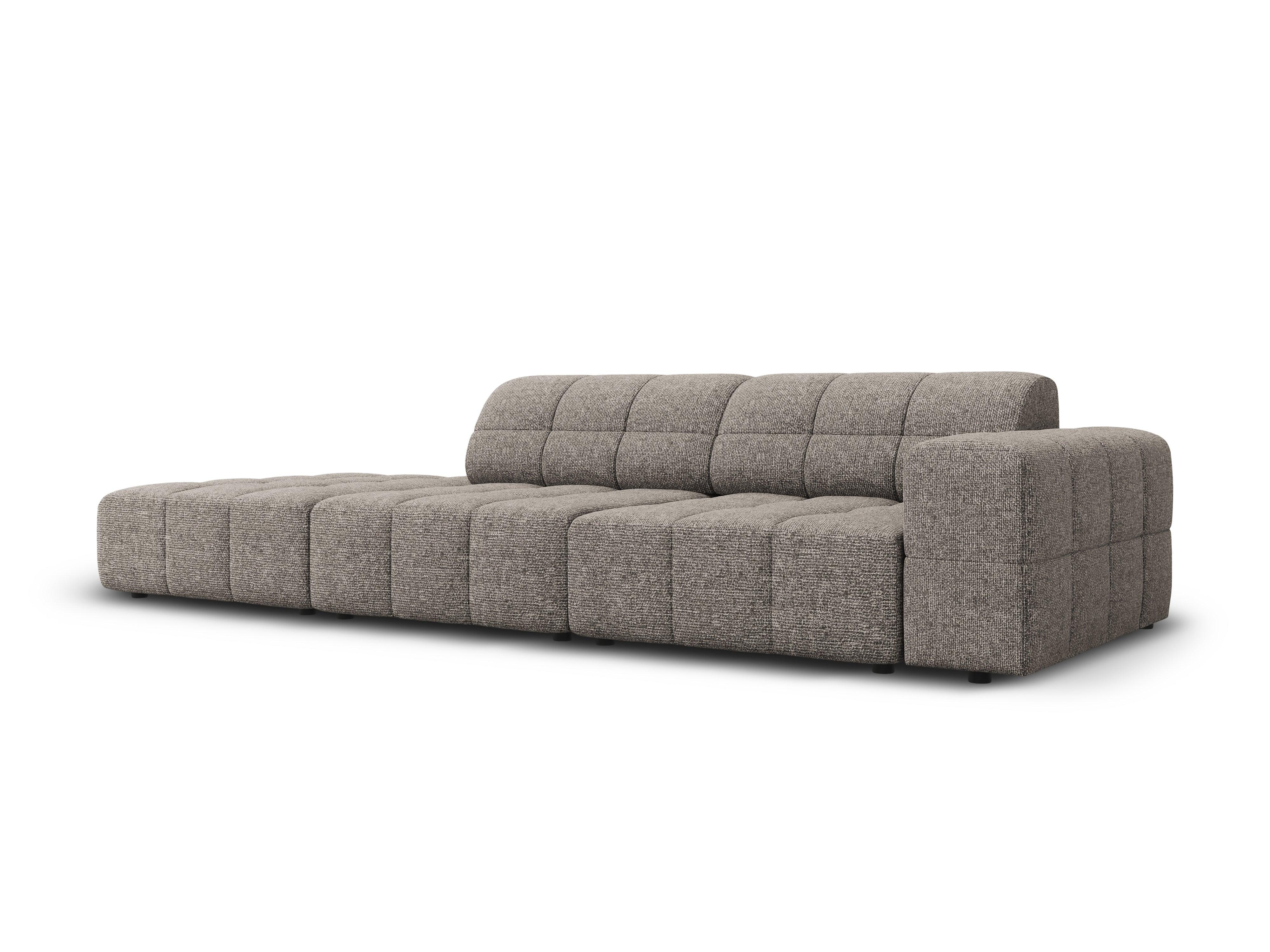 Sofa lewostronna 3-osobowa CHICAGO szary szenil - Image 4