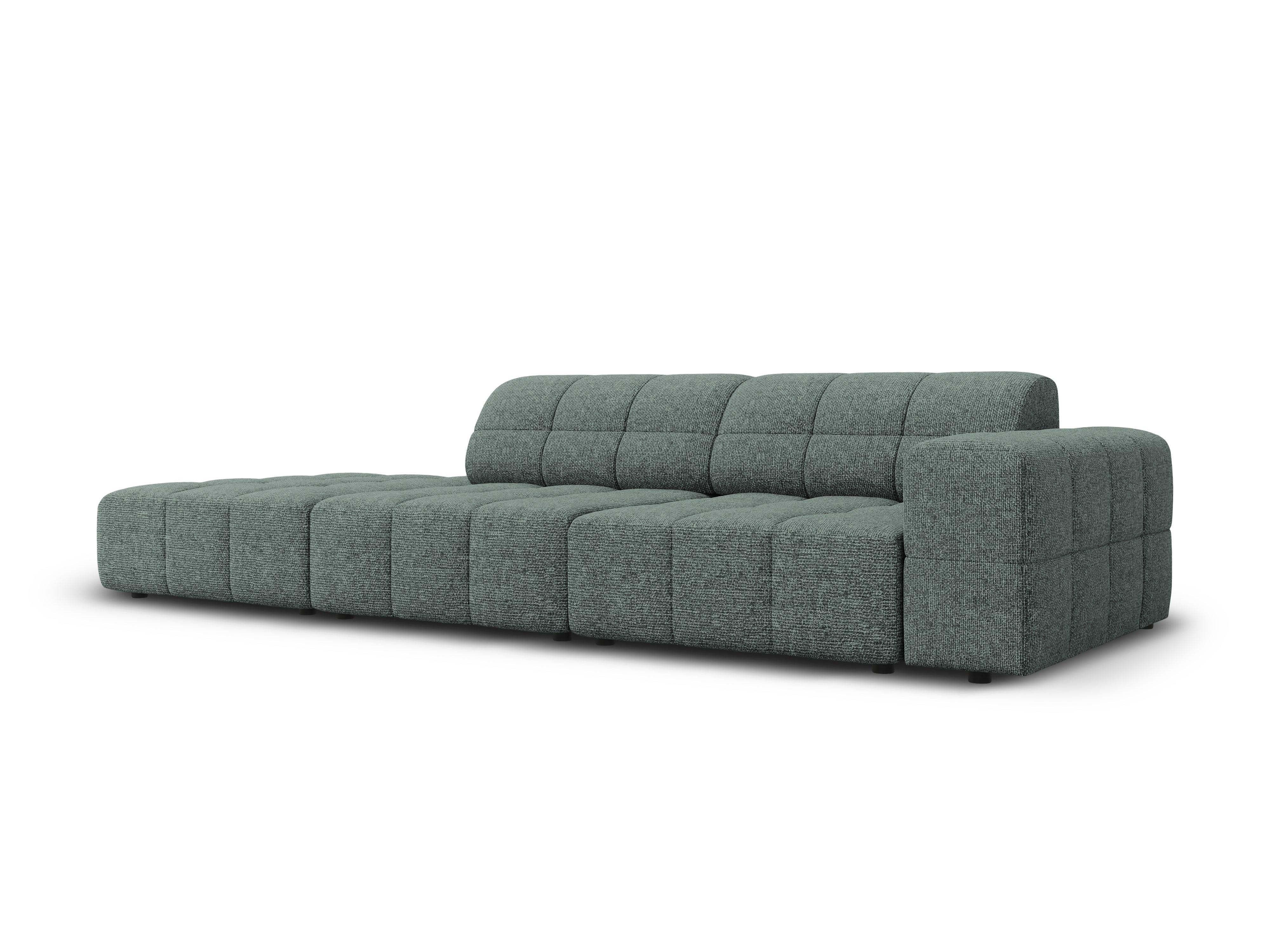 Sofa lewostronna 3-osobowa CHICAGO petrol szenil - Image 4