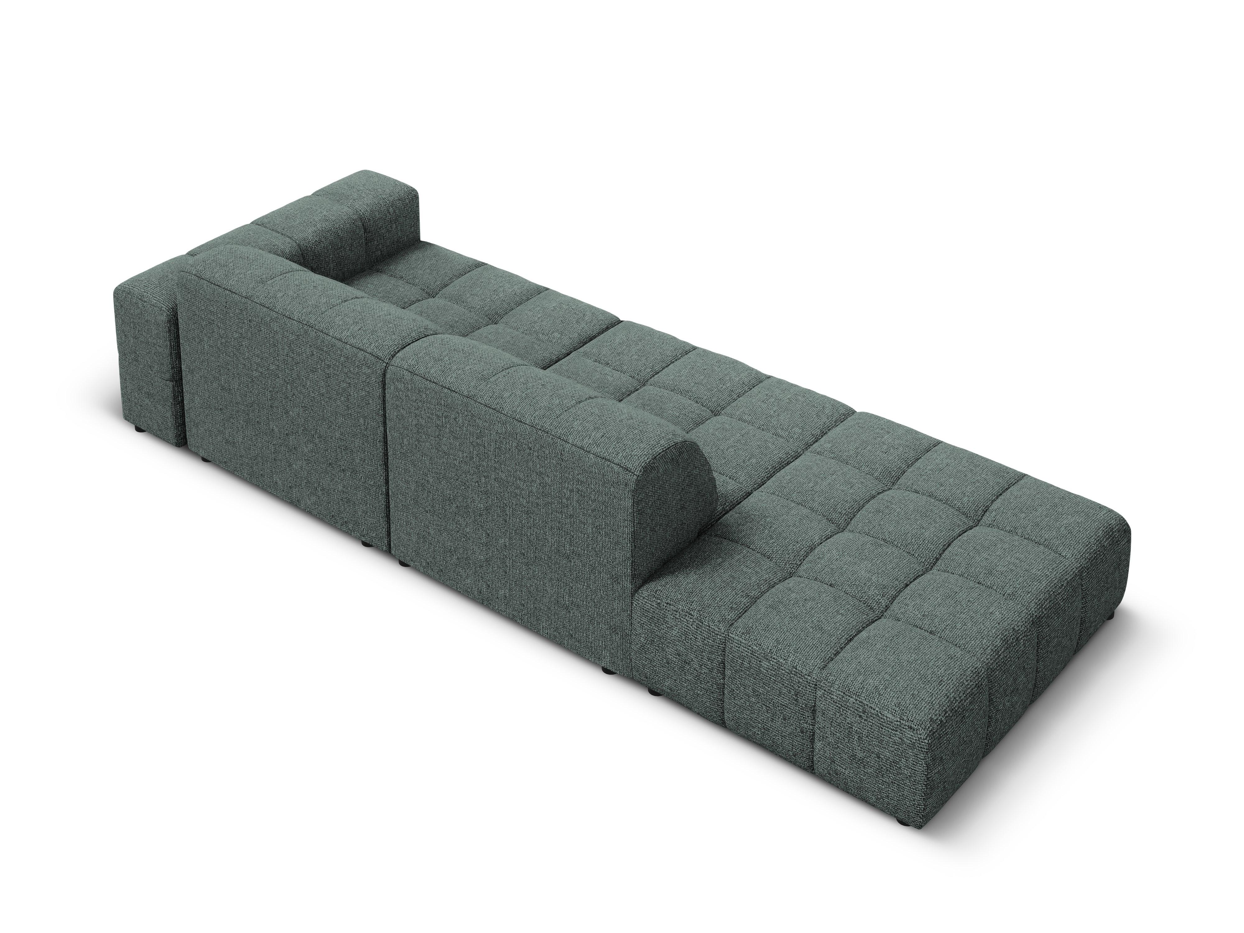Sofa lewostronna 3-osobowa CHICAGO petrol szenil - Image 5